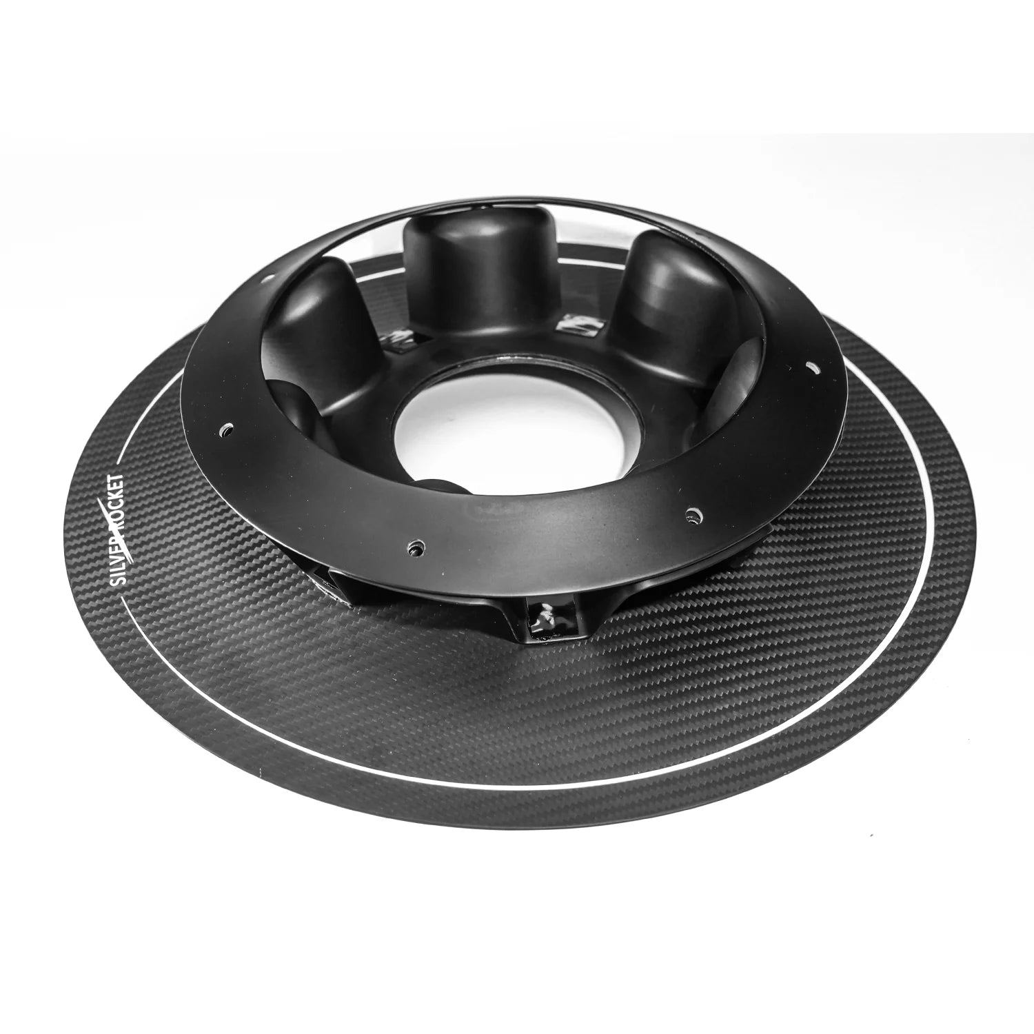 Silver Rocket SR Dry Carbon Fiber R-HR Aerodisc (For OEM Magnesium Rims) - 2022+ Porsche 718 Cayman GT4RS