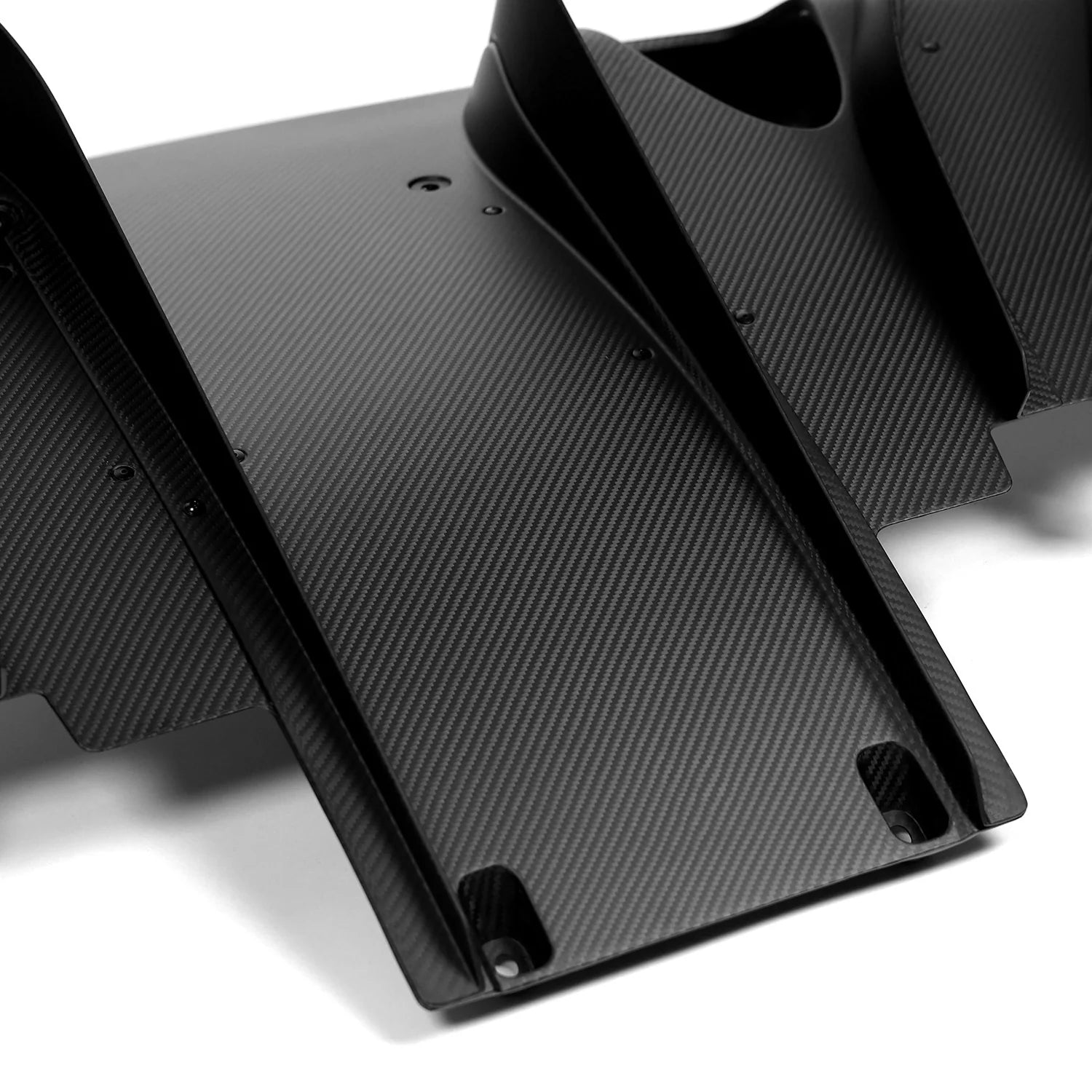 Silver Rocket SR Ultra Downforce Dry Carbon Fiber Rear Diffuser - 2022+ Porsche 718 Cayman GT4RS