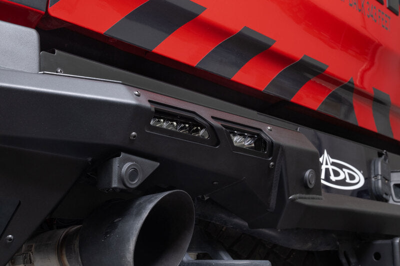 Addictive Desert Designs 2025 Ram RHO Phantom Rear Bumper - Hammer Black Powder Coat