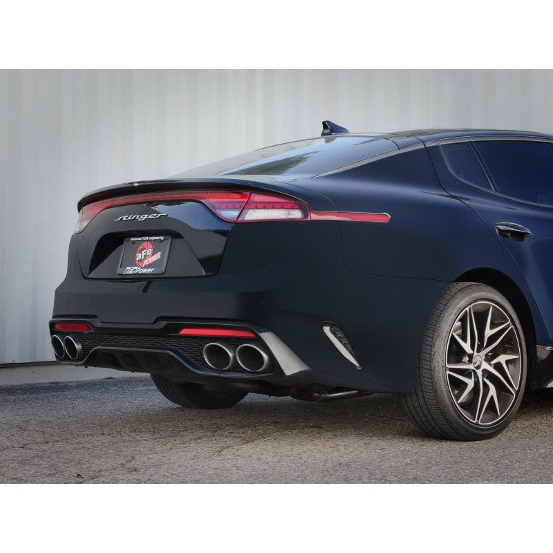 aFe 22-23 Kia Stinger L4-2.0L Gemini XV 3in to Dual 2-1/2in Cat-Back Exhaust System w/ Cut-Out