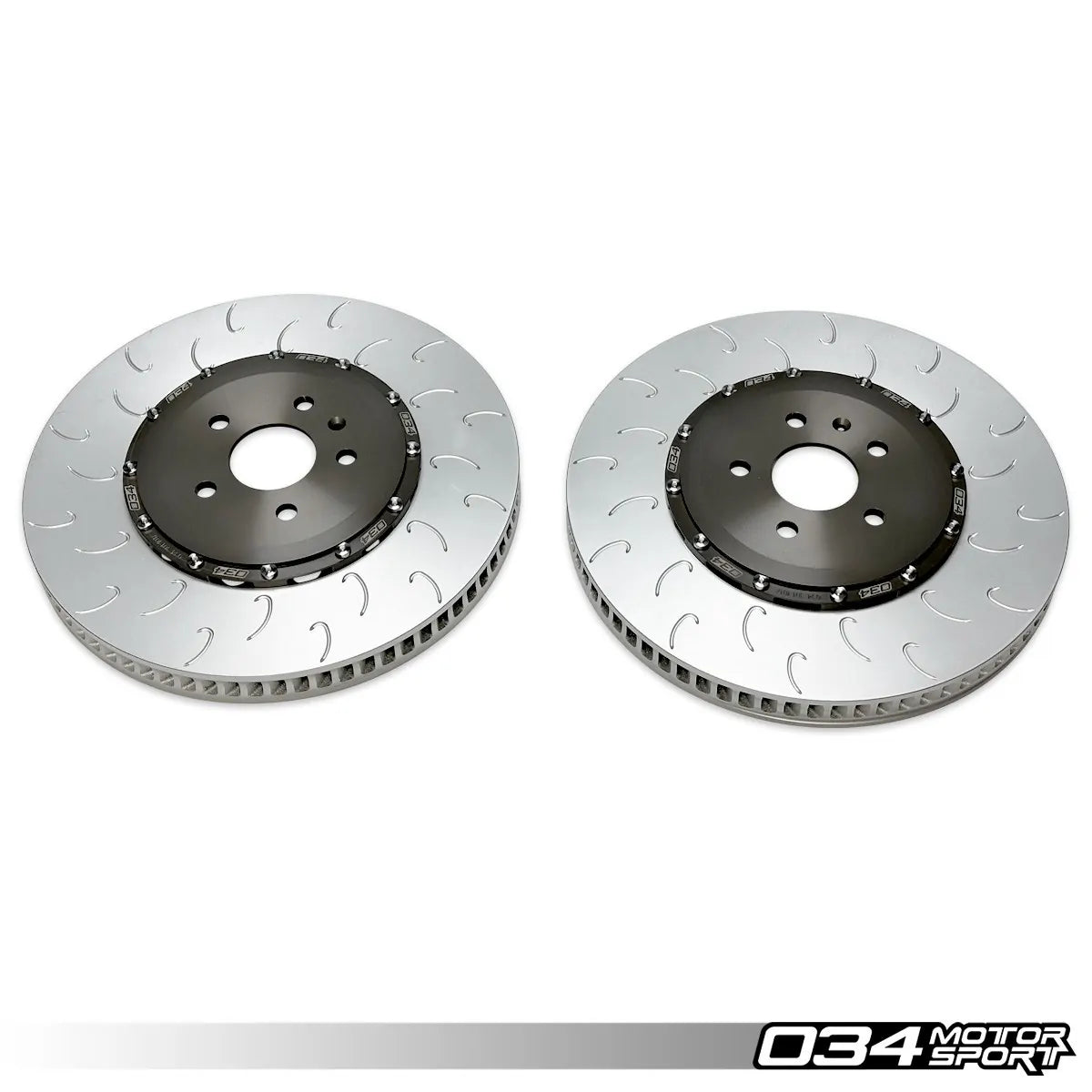 034 Motorsport 2-Piece Floating Front Brake Rotor Upgrade Kit for 8Y Audi RS3