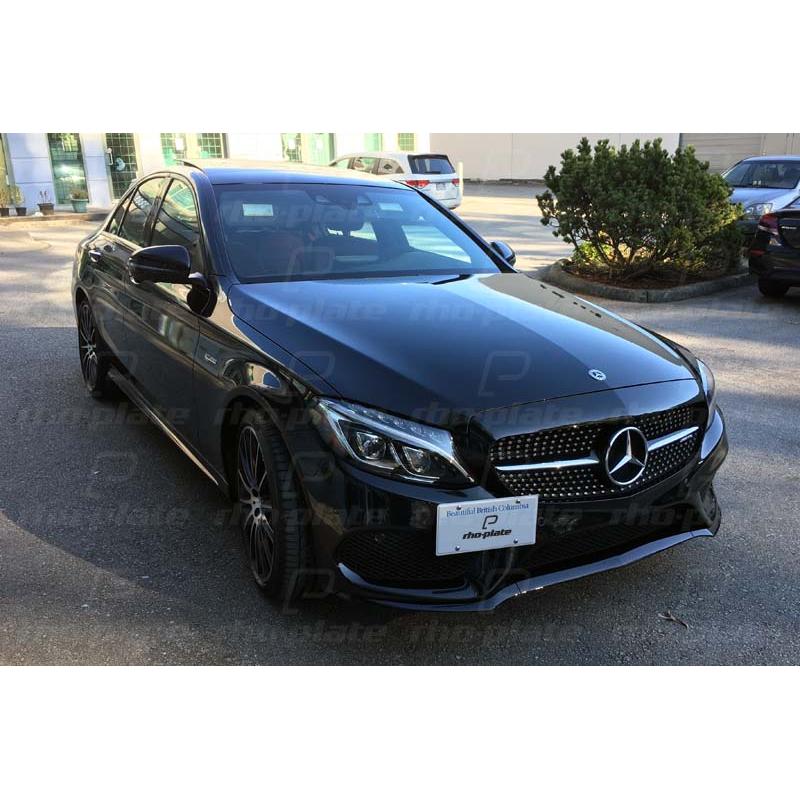 Rho-Plate V2 License Plate Relocator - Mercedes-Benz C-Class / C43 AMG Sedan & Coupe (W205) - 2015-2018 - T1 Motorsports