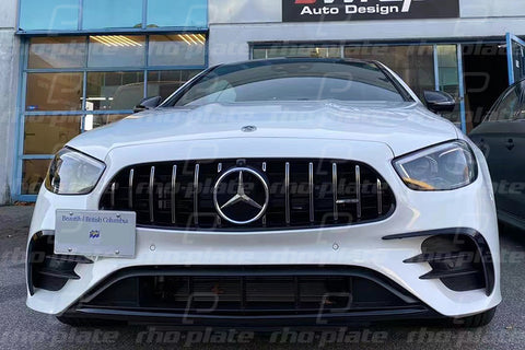 Rho-Plate V2 License Plate Relocator - Mercedes-Benz E-Class / E43 / E53 Sedan (W213) - 2017-2023