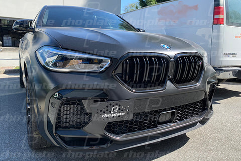 Rho-Plate V2 License Plate Relocator - BMW X6 M50i / X6M (G06 Pre-LCI) - 2020-2023