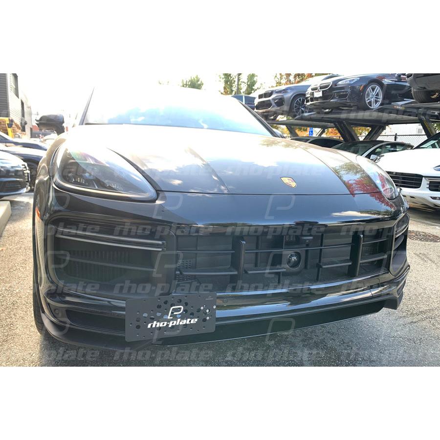 Rho-Plate V2 License Plate Relocator - Porsche Cayenne Turbo - 2019-2022 / Turbo GT 2022-2023