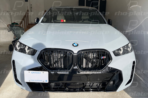 Rho-Plate V2 License Plate Relocator - BMW X6 M60i / X6M (G06 LCI) - 2024-2025