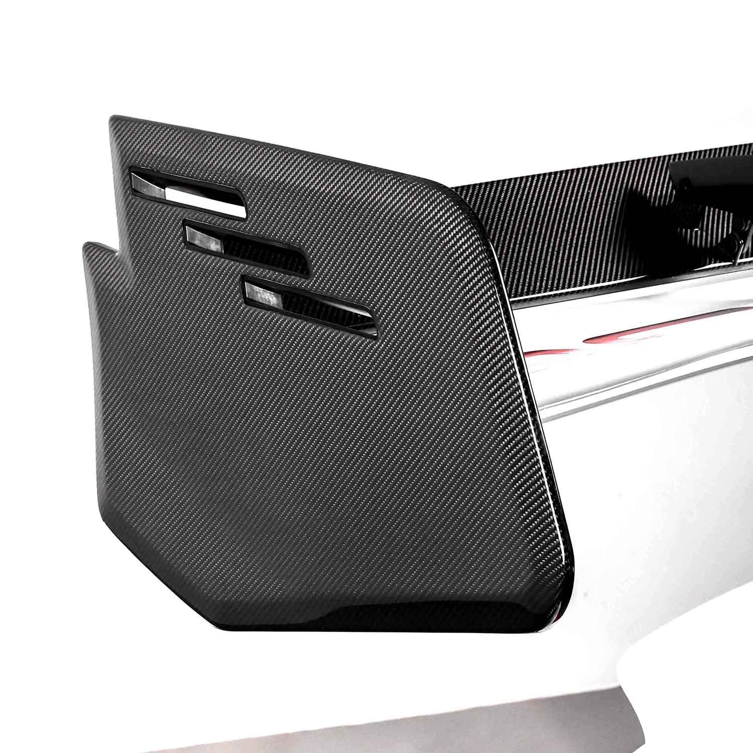 Silver Rocket SR EVO-X Wing Endplates (OE Wing Compatible) - 2022+ Porsche 992 GT3RS