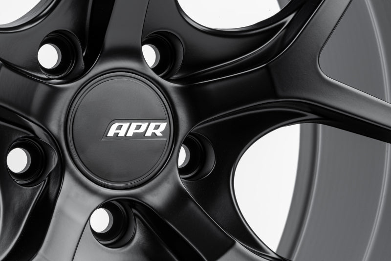 APR A01 Flow Formed - 19X8.5 - 5x112 - ET45 - Satin Black Wheel