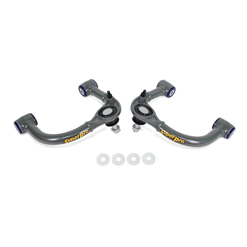 Superpro 03-09 Lexus GX470 / Toyota 4Runner Sport 4WD Front Upper Fixed Offset Control Arm Set