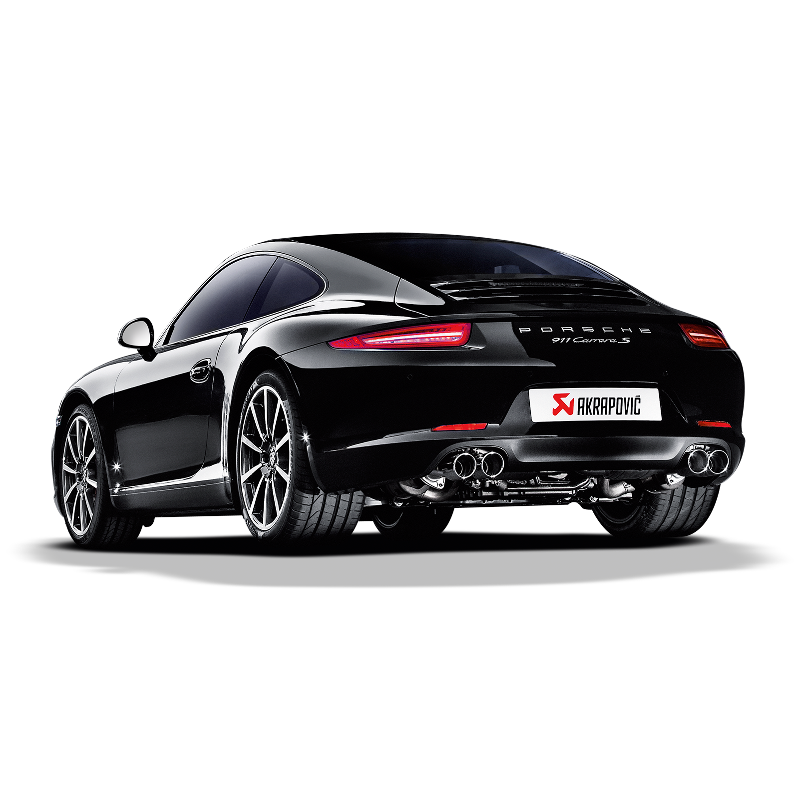 Akrapovič Slip-On Line Exhaust (Titanium) w/Titanium Tips - 2012-2015 Porsche 911 Carrera Cabriolet S/4/4S/GTS (991) - T1 Motorsports