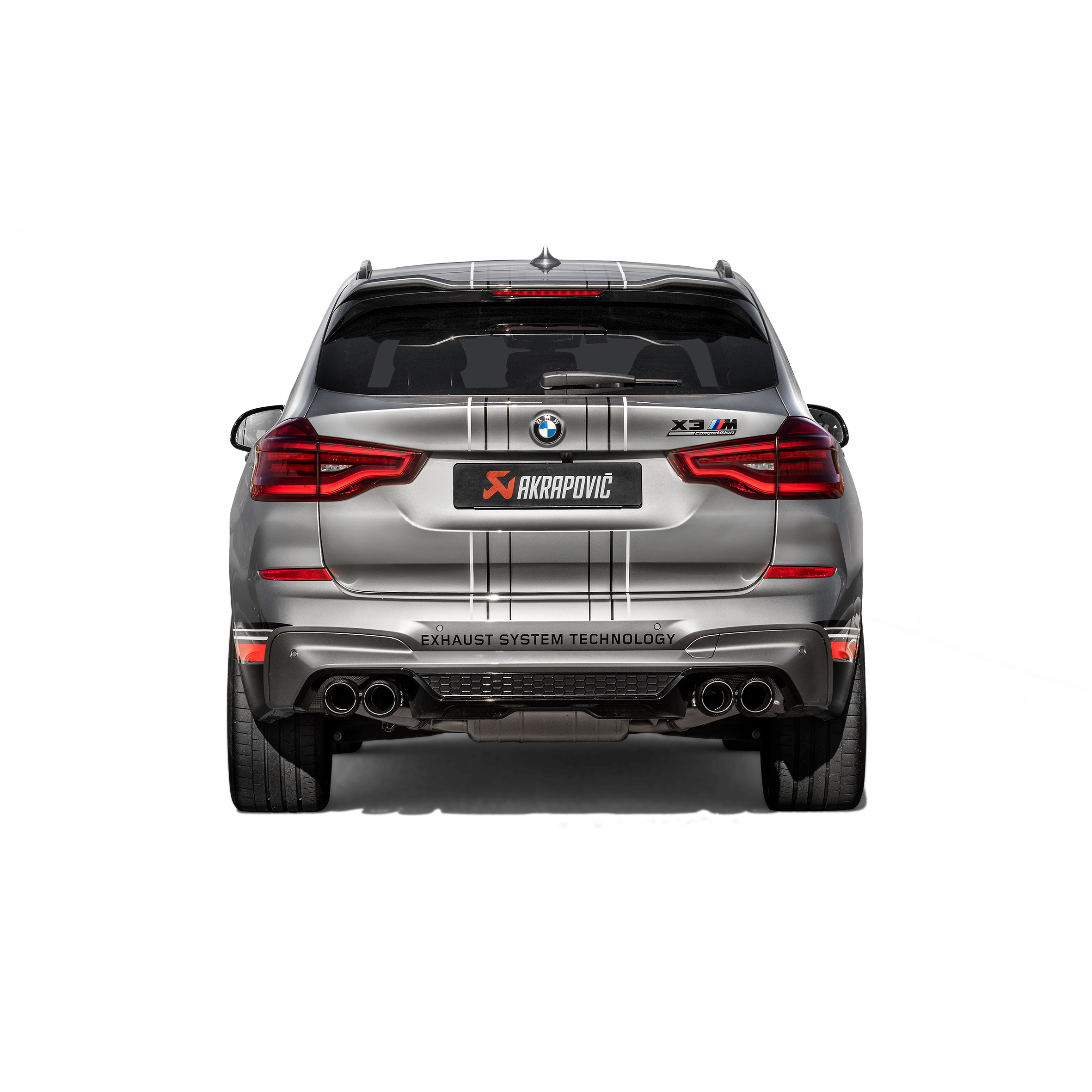 Akrapovič Slip-On Line Exhaust (Titanium) - 2020-2024 BMW X3M/X4M Competition (F97)