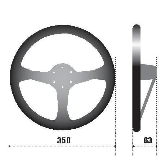 Sparco Strwhl L575 Monza Suede