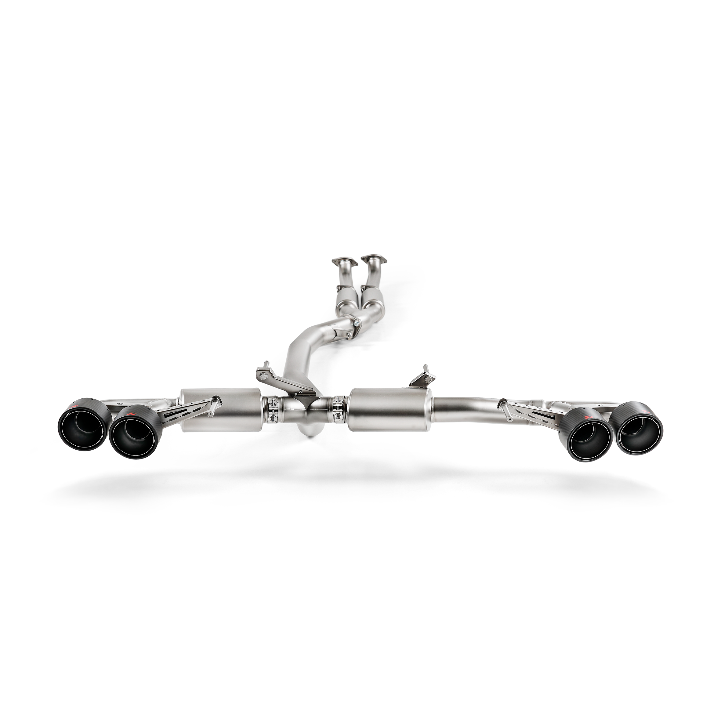 Akrapovič Slip-On Line Exhaust System (Titanium) w/o Tips - 2008-2025 Nissan GT-R - T1 Motorsports