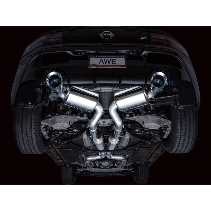 AWE Tuning Touring Edition Catback Exhaust System w/Chrome Silver Tips for 2023+ Nissan Z