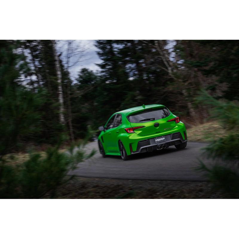 MBRP 2023 Toyota Corolla GR 1.6L T304 SS 3in Cat-Back Dual Center Rear w/ Burnt End Tips