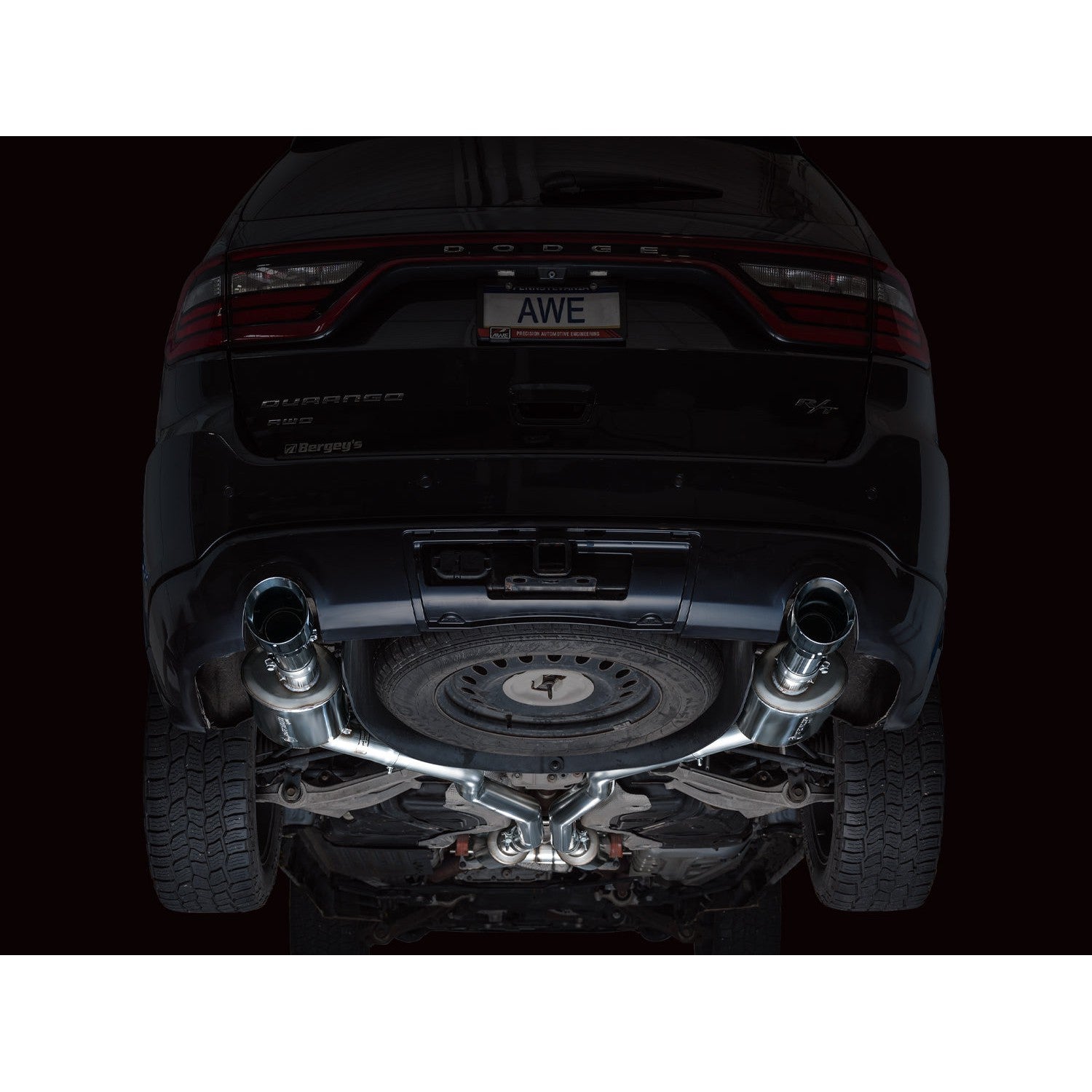 AWE Tuning Touring Edition Exhaust w/Chrome Silver Tips for 2011-2024 Dodge Durango 3.6L/5.7L