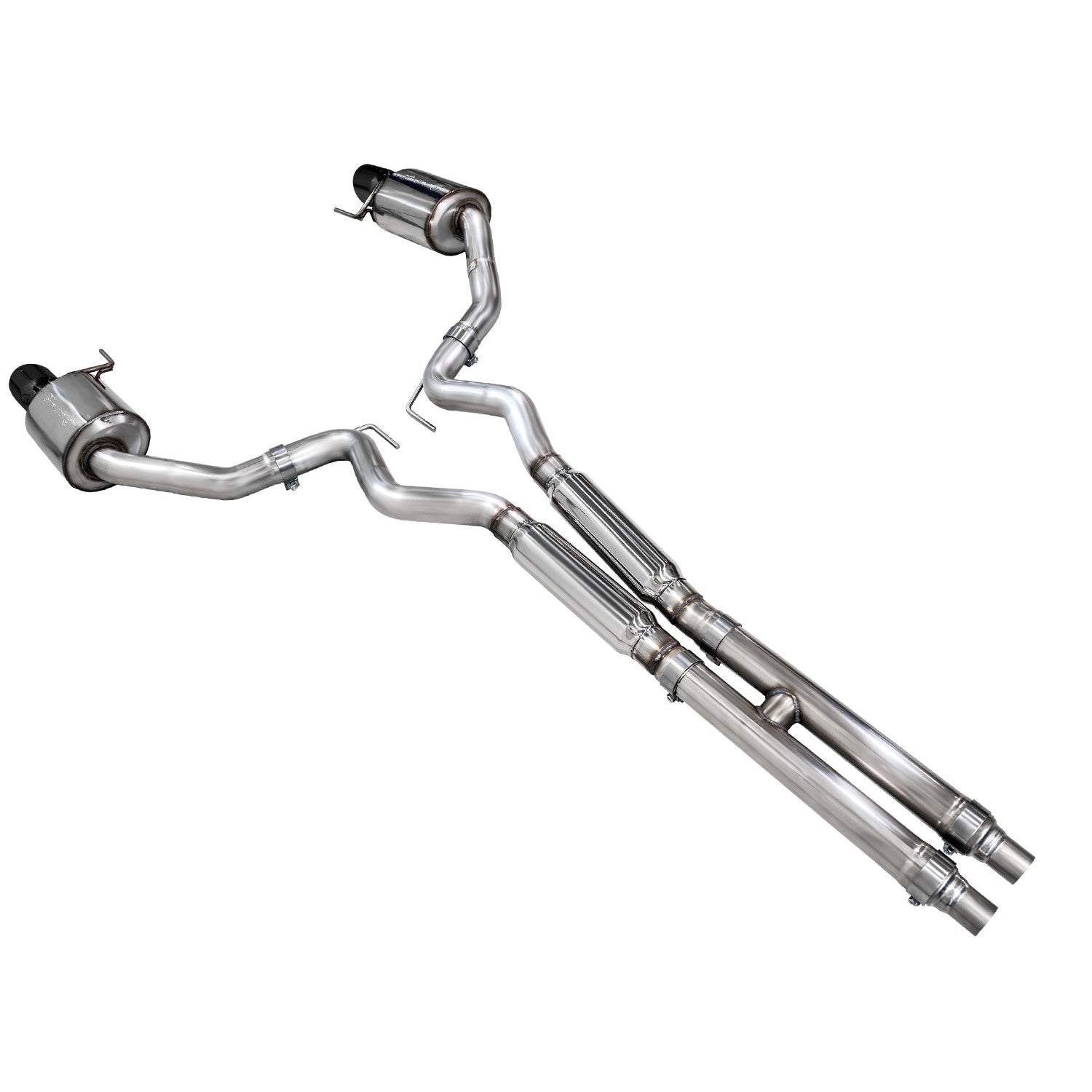 AWE Tuning Catback Exhaust w/ Dual Diamond Black Tips - 2024 Ford Mustang GT Fastback S650 RWD