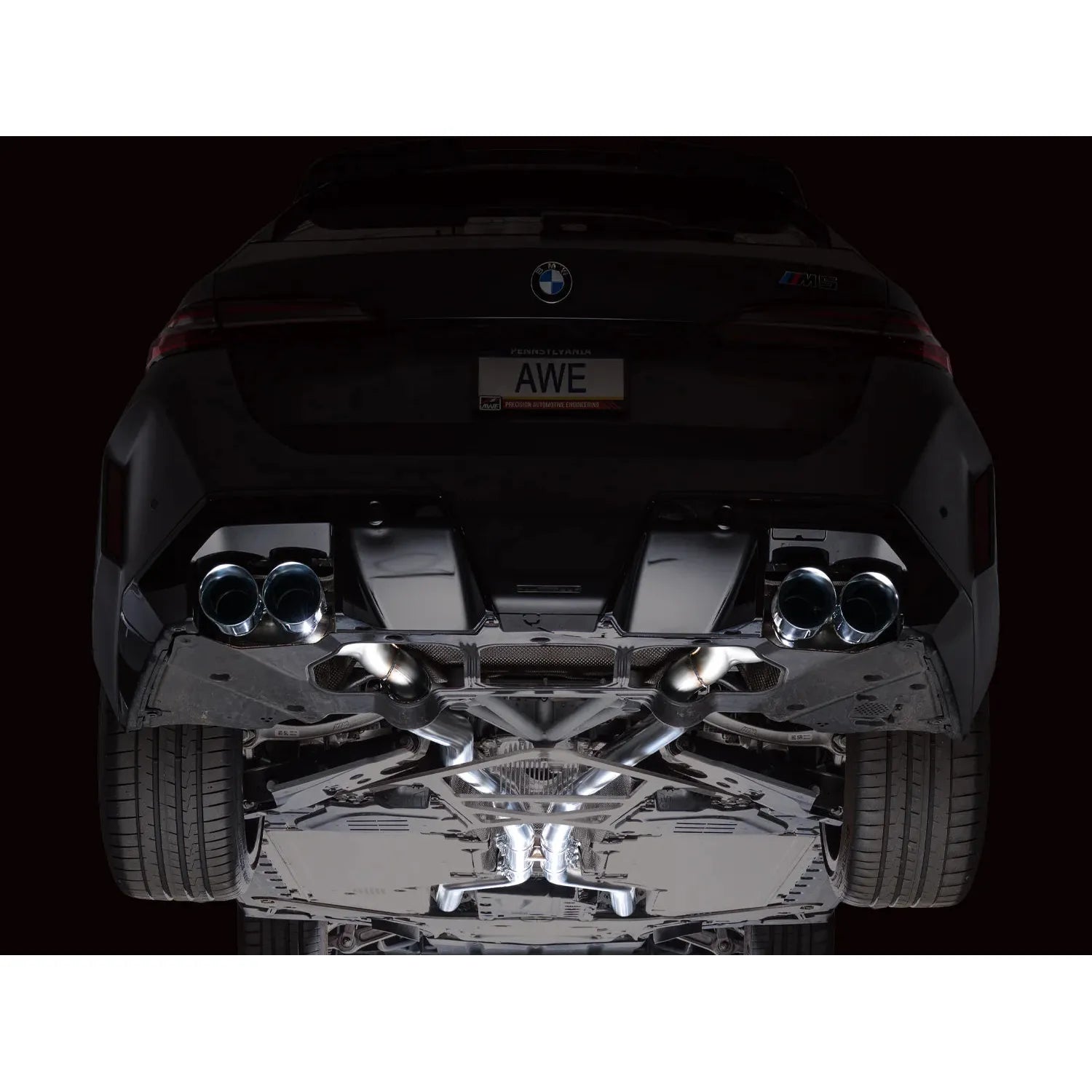 AWE Tuning Touring Edition Catback Exhaust w/ Chrome Silver Tips for 2024+ BMW G90/G99 M5