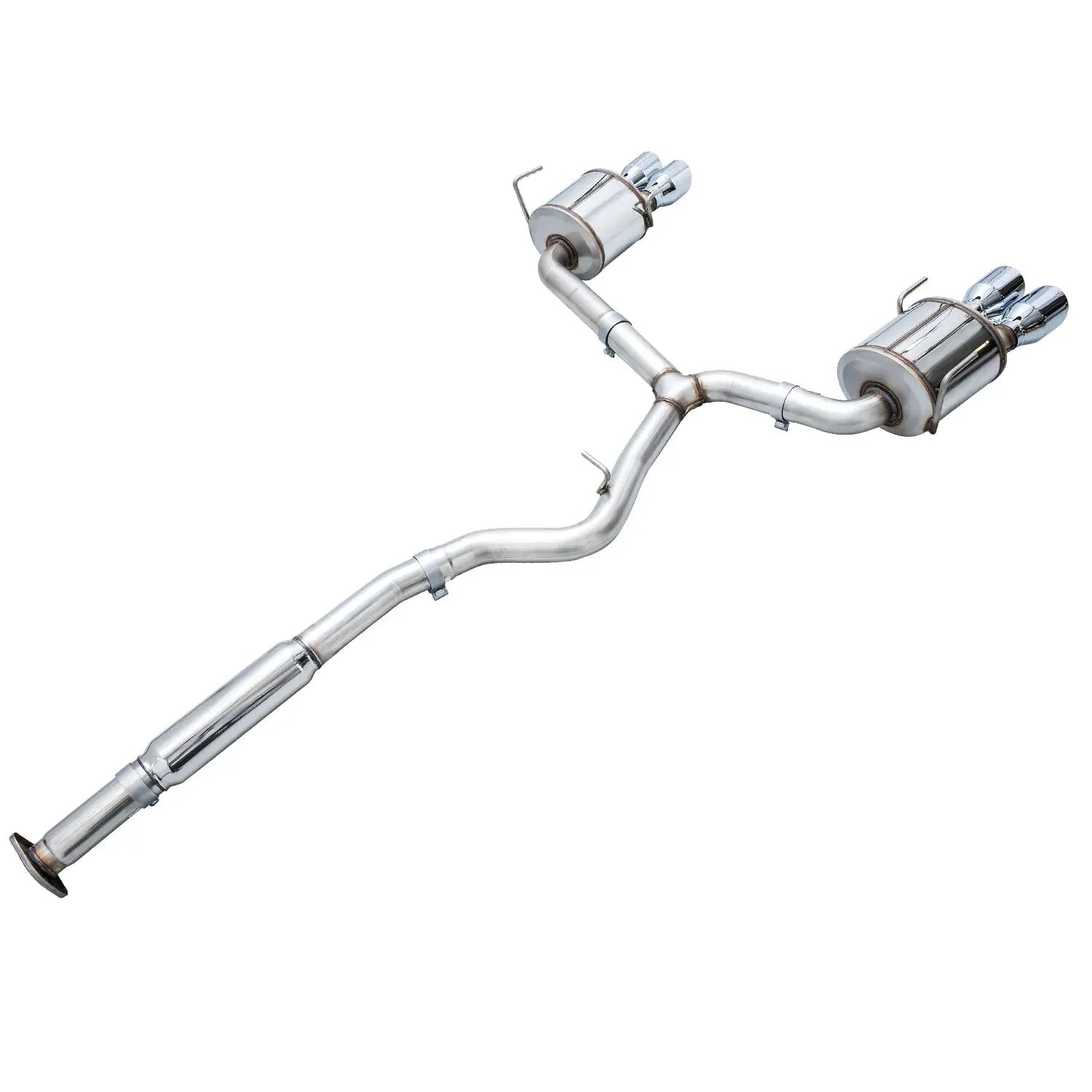 AWE Tuning Touring Edition Axleback Exhaust w/Chrome Silver Tips for 2022+ Subaru VB WRX