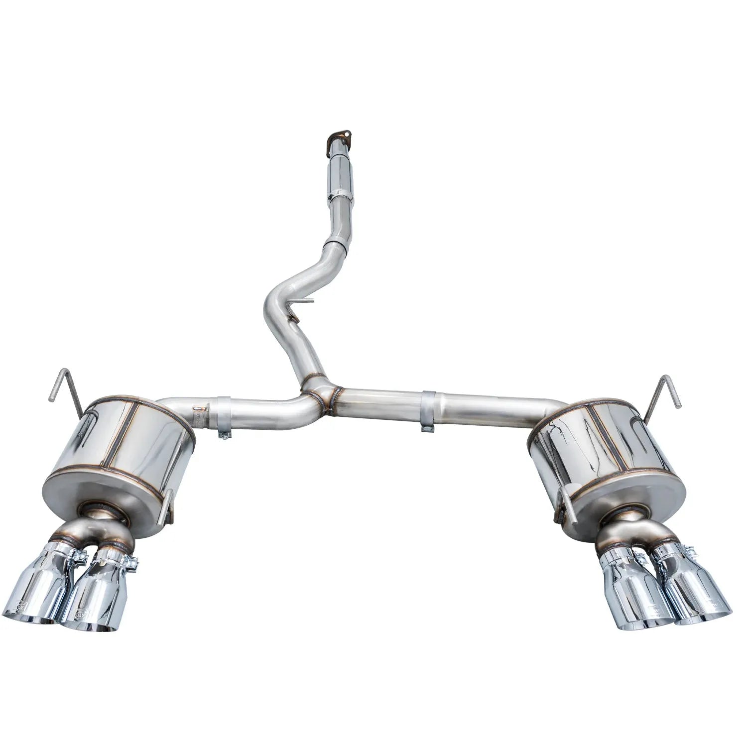 AWE Tuning Touring Edition Axleback Exhaust w/Chrome Silver Tips for 2022+ Subaru VB WRX