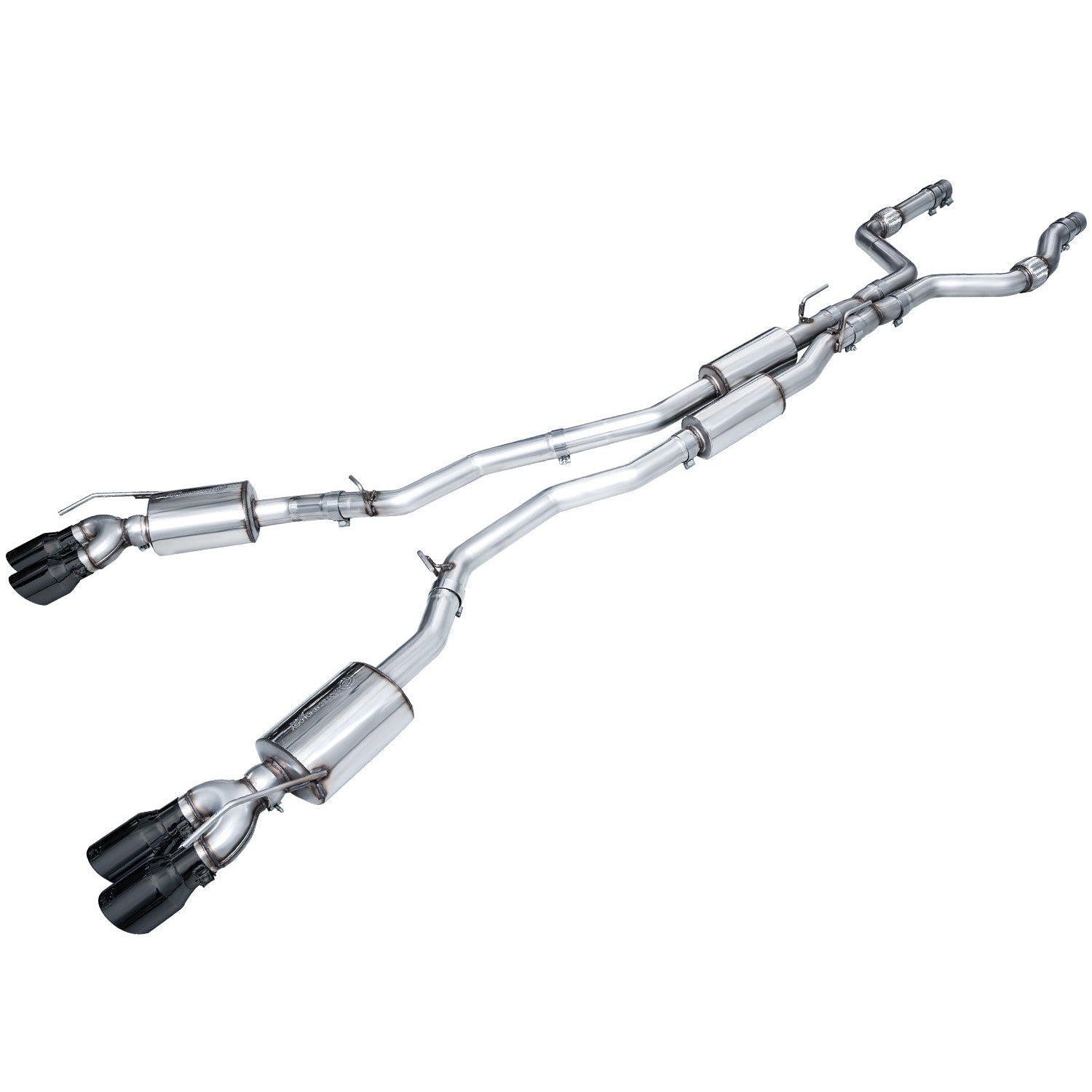 AWE Tuning Touring Edition Exhaust w/ Diamond Black Tips - 2020+ Ford Explorer ST