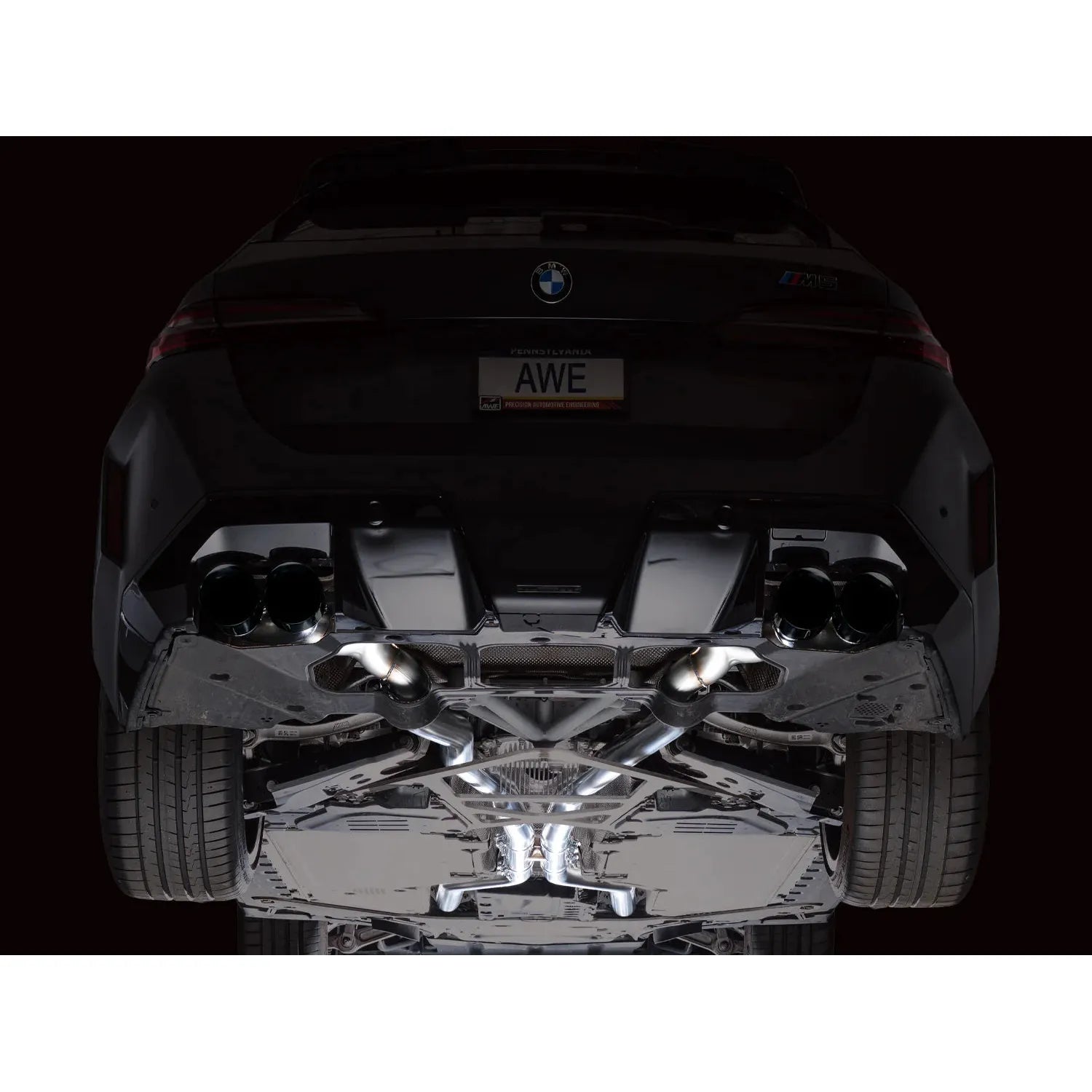 AWE Tuning Touring Edition Catback Exhaust w/ Diamond Black Tips for 2024+ BMW G90/G99 M5