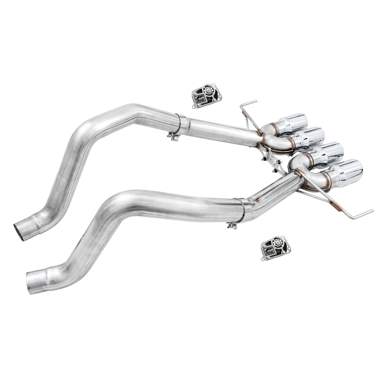 AWE Tuning 2014-2019 Chevy Corvette C7 Z06/ZR1 (w/o AFM) Track Edition Axle-Back Exhaust w/Chrome Tips