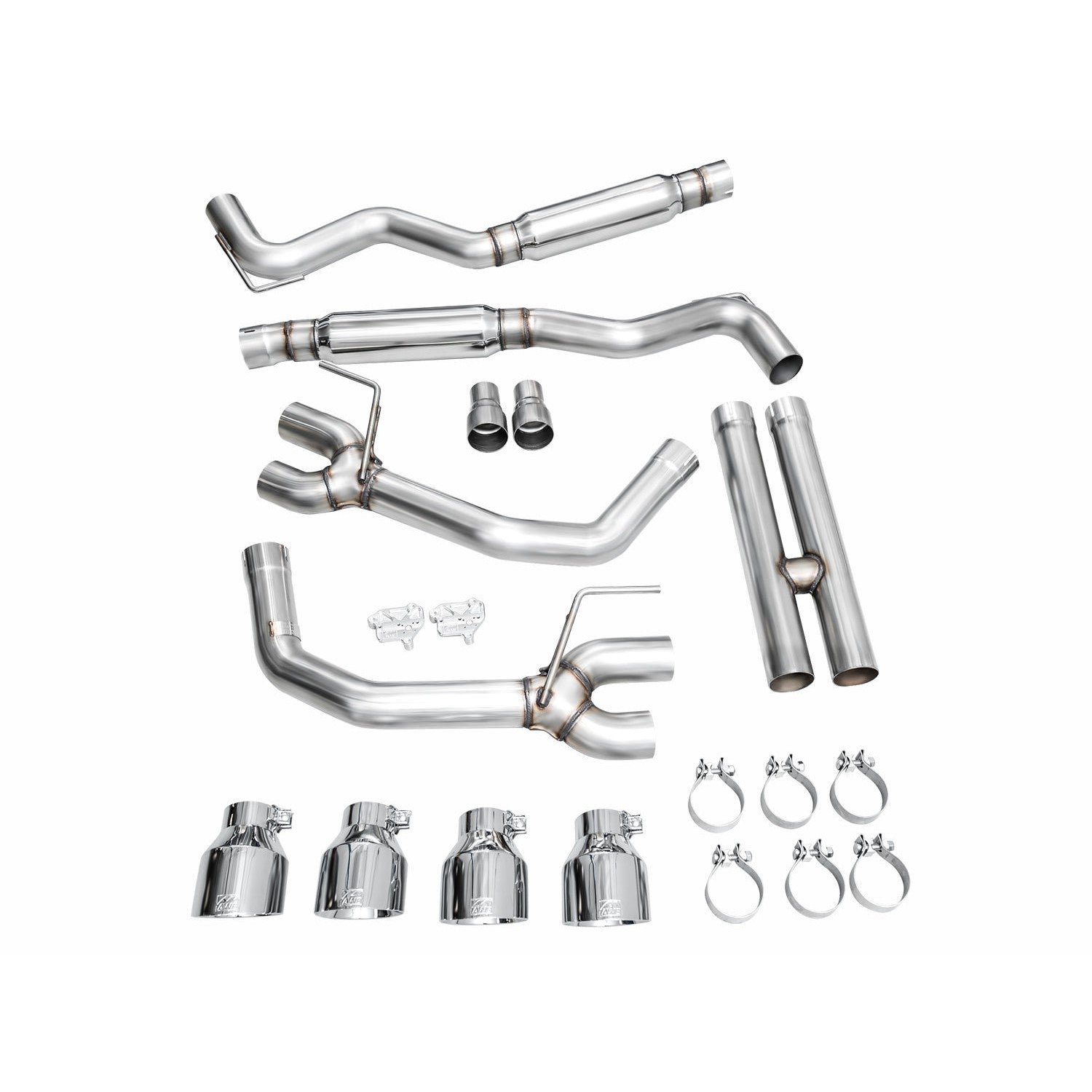 AWE Tuning Track Edition Catback Exhaust w/Quad Chrome Silver Tips for 2024 Ford Mustang Dark Horse S650 RWD