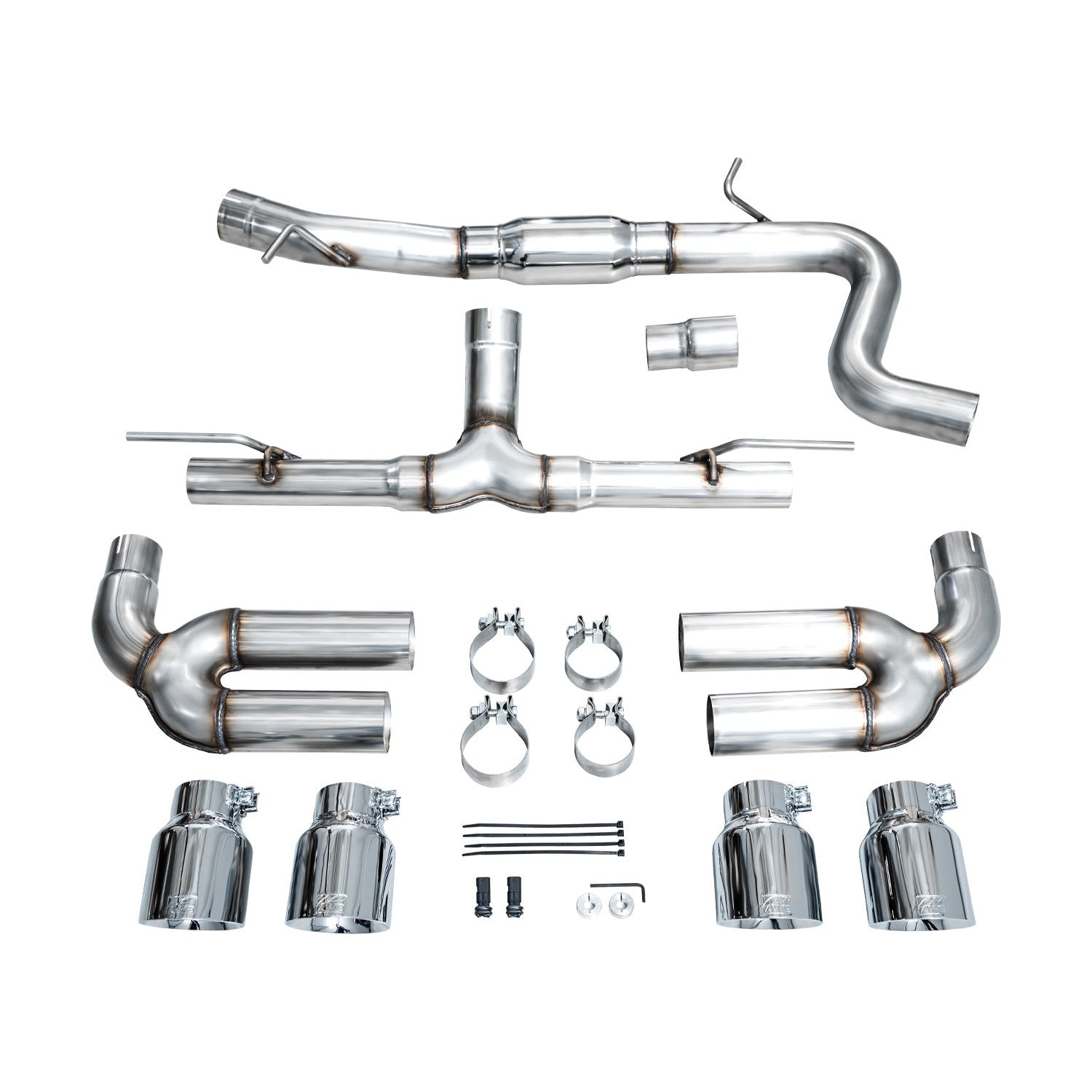 AWE Tuning Track Edition Exhaust w/Chrome Silver Tips for 2022-2024 Audi 8Y S3