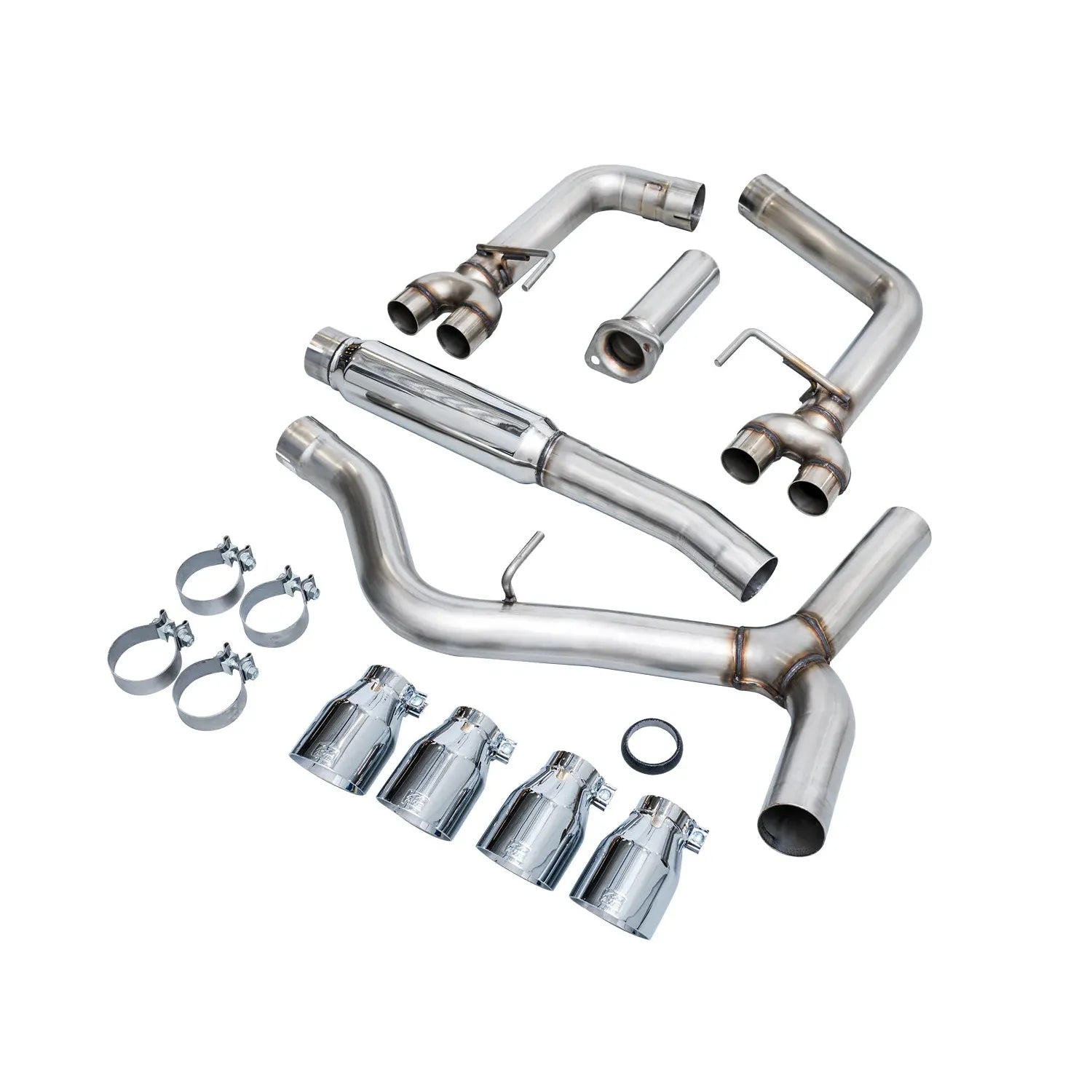 AWE Tuning Track Edition Axleback Exhaust w/Chrome Silver Tips for 2022+ Subaru VB WRX