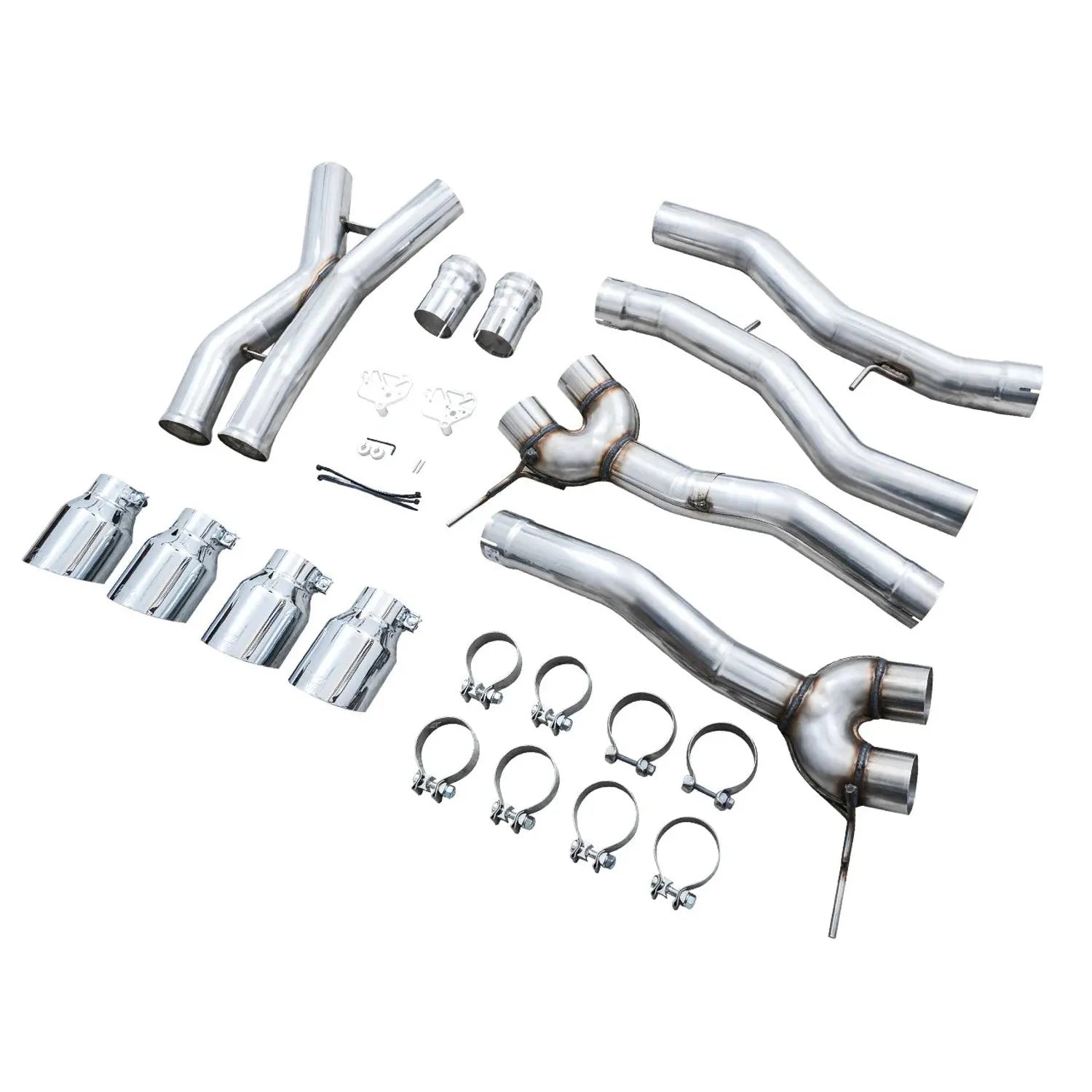 AWE Tuning Track Edition Catback Exhaust w/Chrome Silver Tips for 2021+ BMW G8X M3/M4