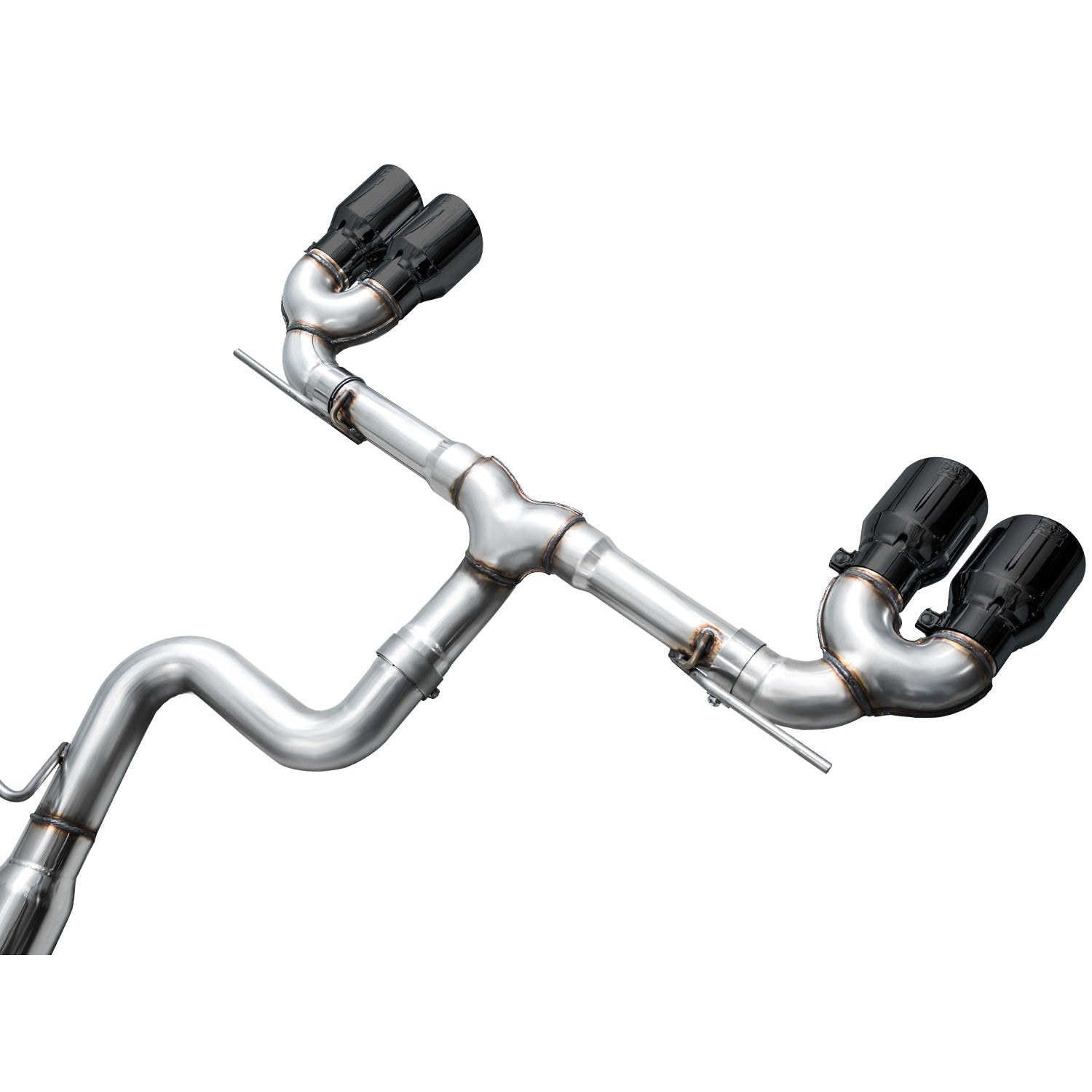 AWE Tuning Track Edition Quad Exhaust w/Diamond Black Tips for 2022+ Volkswagen MK8 Golf R