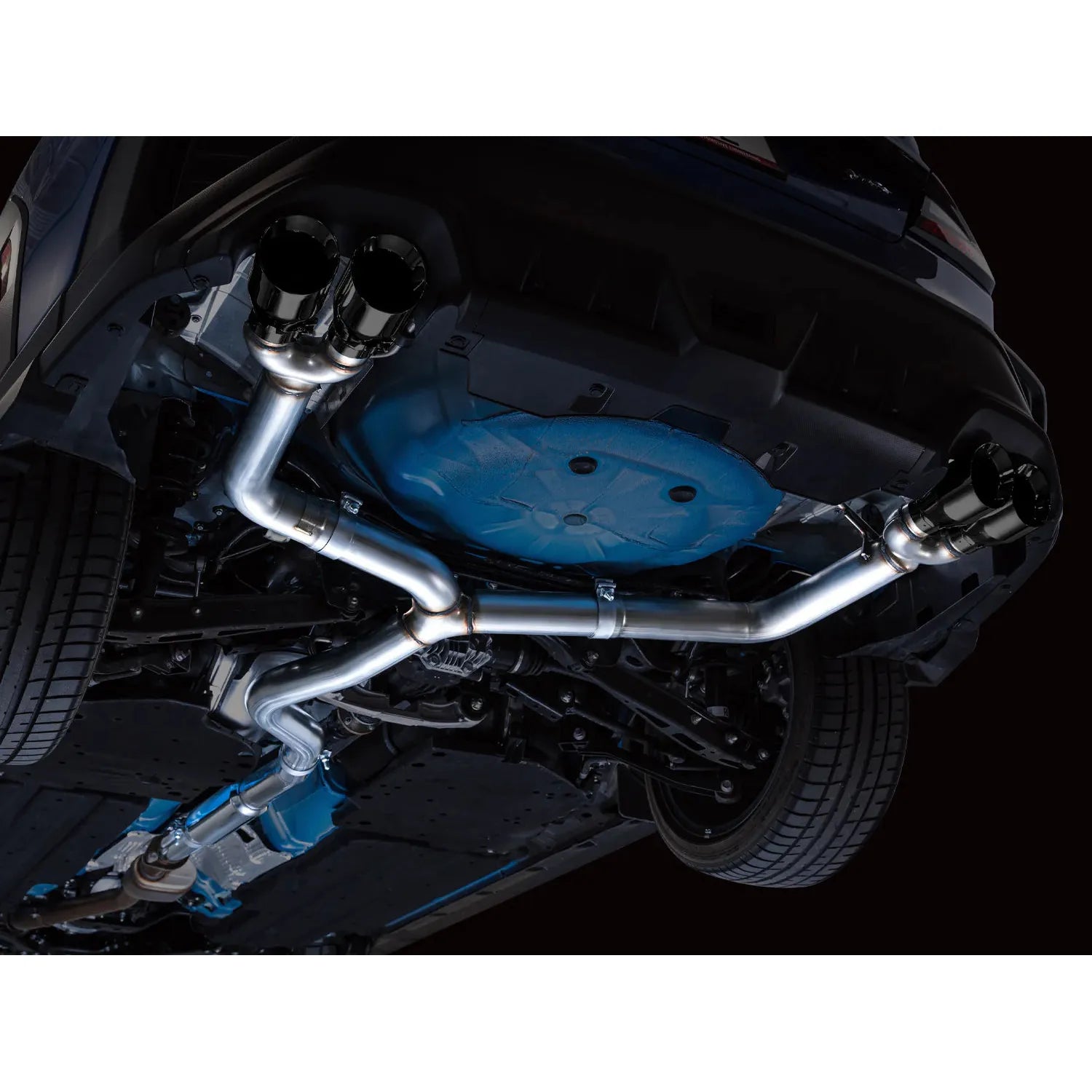 AWE Tuning Track Edition Axleback Exhaust w/Diamond Black Tips for 2022+ Subaru VB WRX