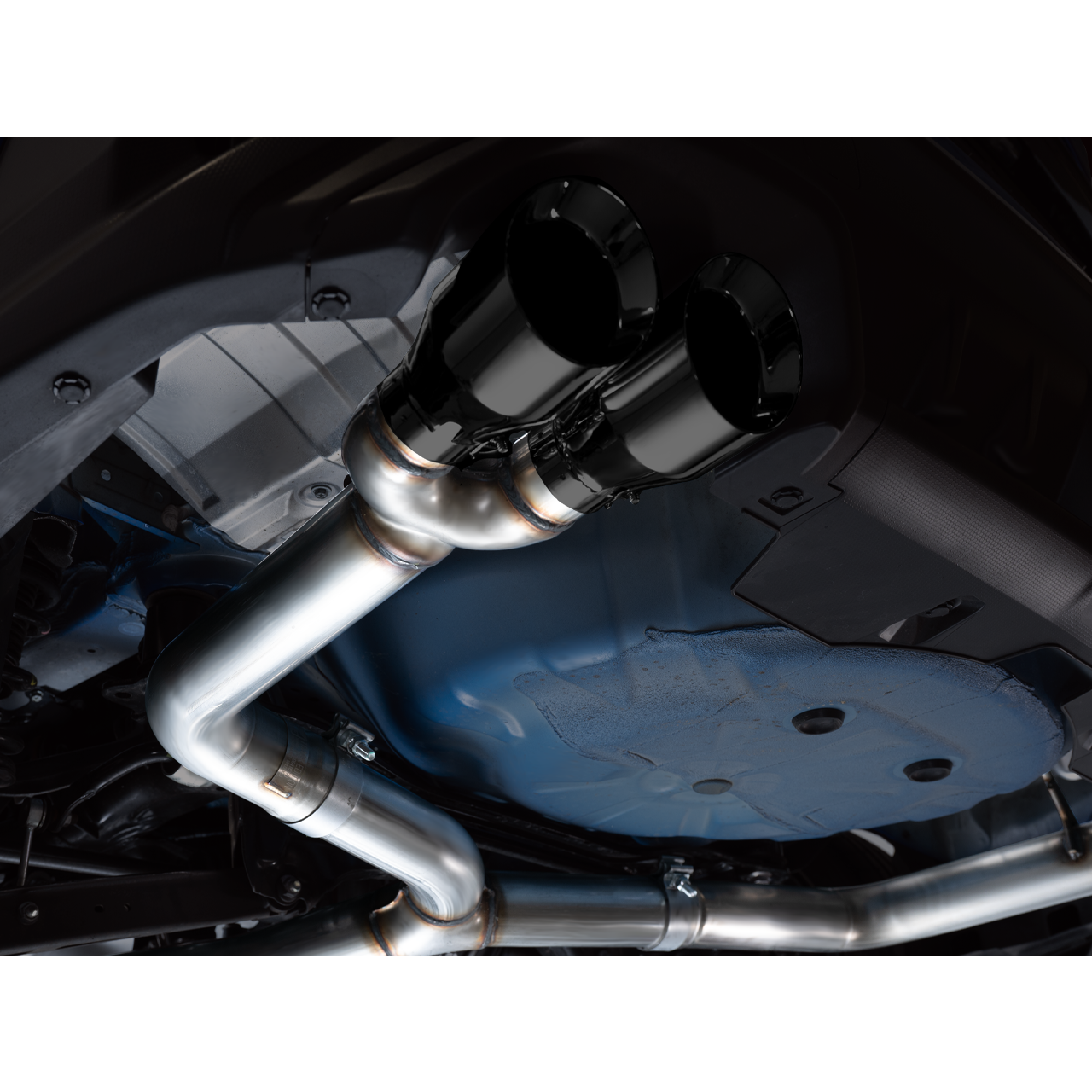AWE Tuning Track Edition Exhaust w/Diamond Black Tips for 2022+ VB Subaru WRX