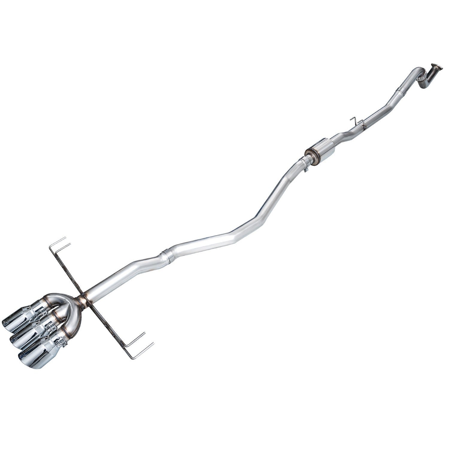 AWE Tuning Track Edition Exhaust w/Triple Chrome Silver Tips for 2024+ Acura Integra Type S DE5