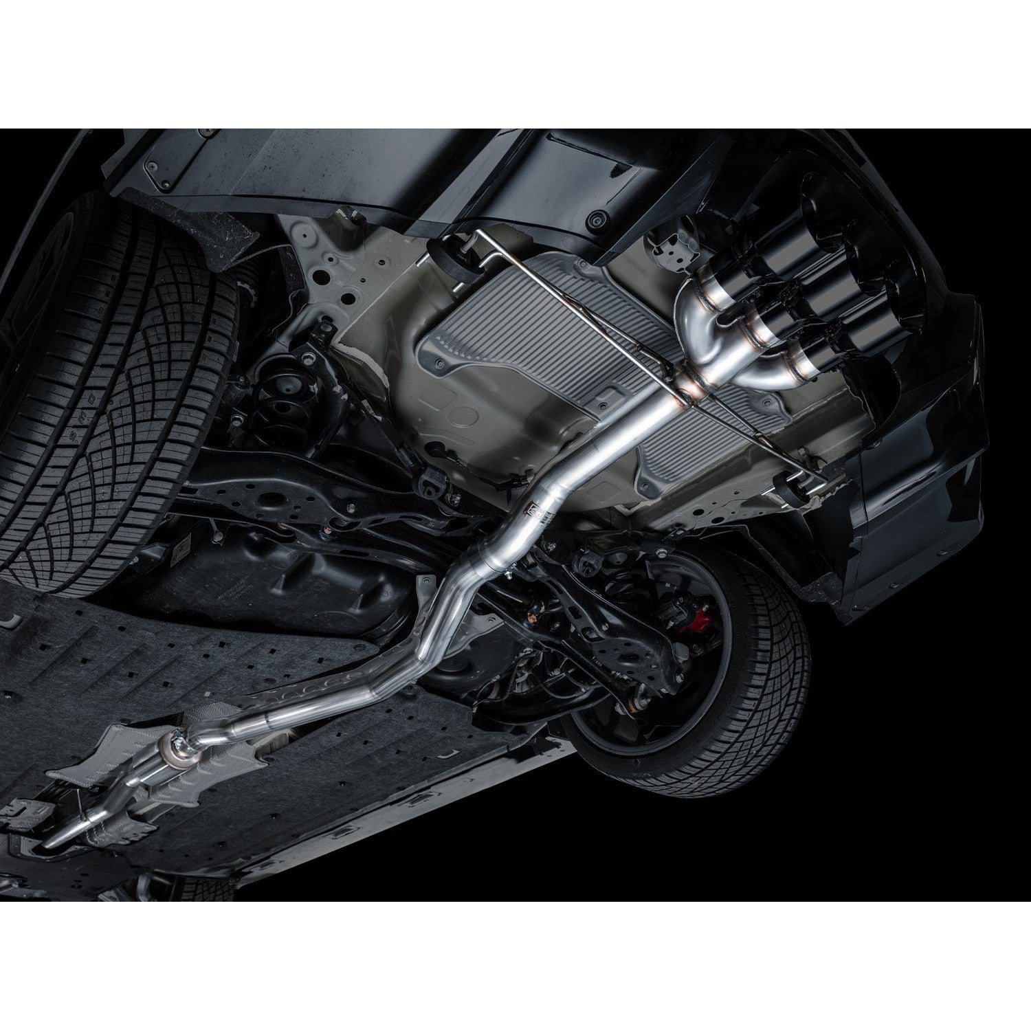AWE Tuning Track Edition Exhaust w/Triple Diamond Black Tips for 2024+ Acura Integra Type S DE5