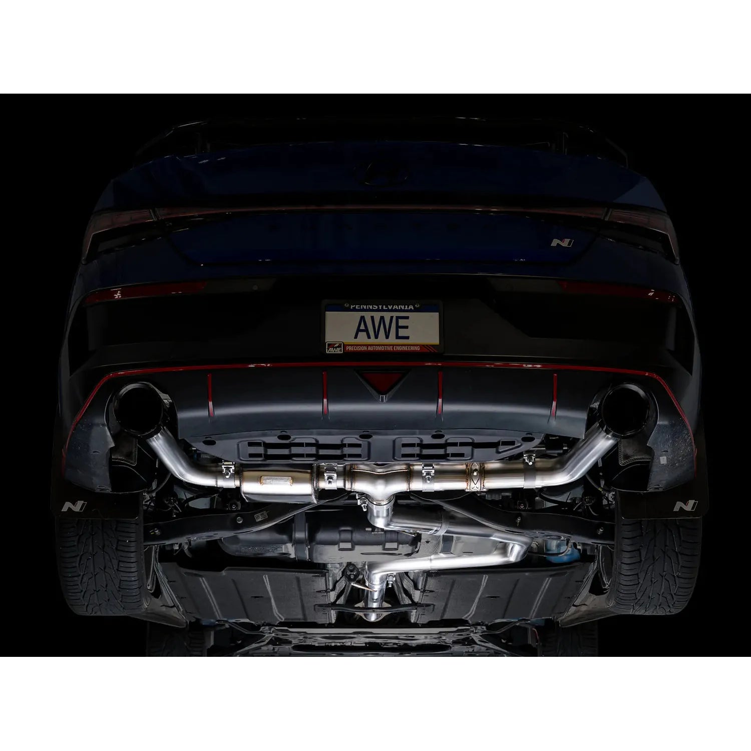 AWE Tuning SwitchPath Catback Exhaust w/Diamond Black Tips for 2022+ Hyundai Elantra N