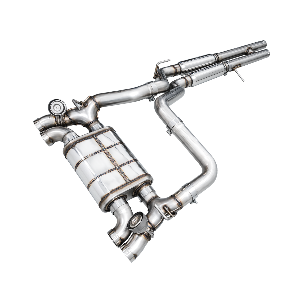 AWE Tuning Switchpath Cat-Back Exhaust for 2021+ Wrangler 392 - Quad BashGuards