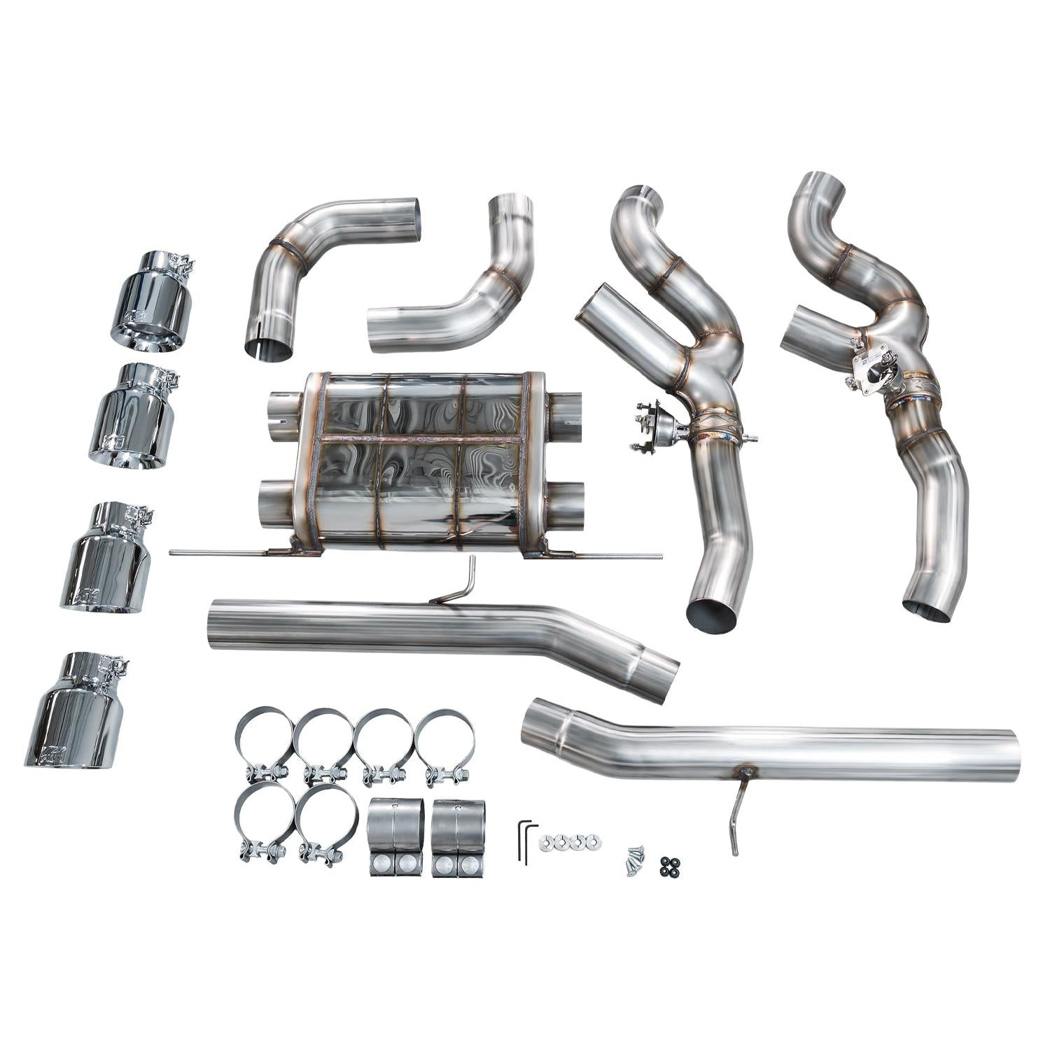 AWE Tuning SwitchPath Axleback Exhaust w/Chrome Silver Tips for 2020+ BMW F97 X3M