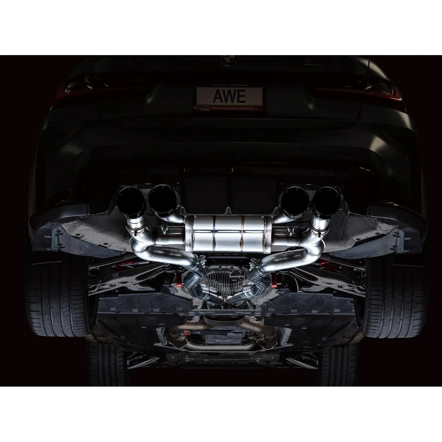 AWE Tuning SwitchPath Catback Exhaust w/Diamond Black Tips for 2021+ BMW G8X M3/M4