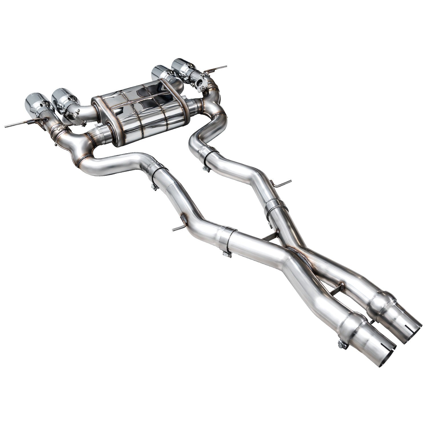 AWE Tuning SwitchPath Edition Exhaust w/Chrome Silver Tips for 2023+ BMW G87 M2