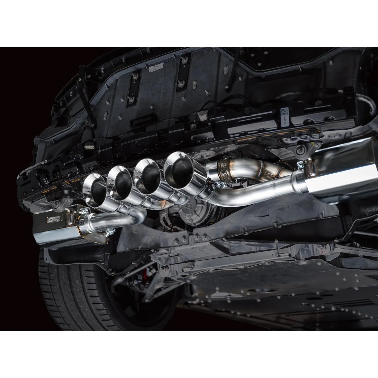 AWE Tuning SwitchPath Exhaust w/Chrome Silver Tips for 2023+ Chevrolet C8 Corvette Z06