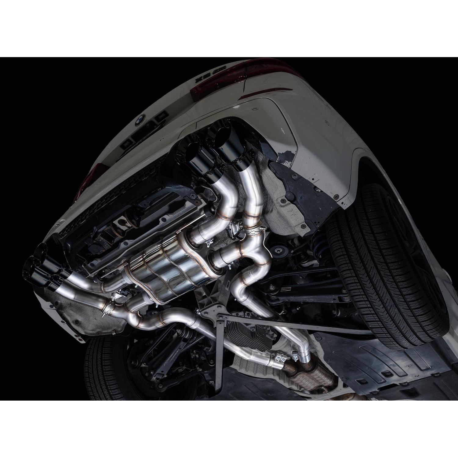 AWE Tuning SwitchPath Axleback Exhaust w/Diamond Black Tips for 2020+ BMW F97 X3M