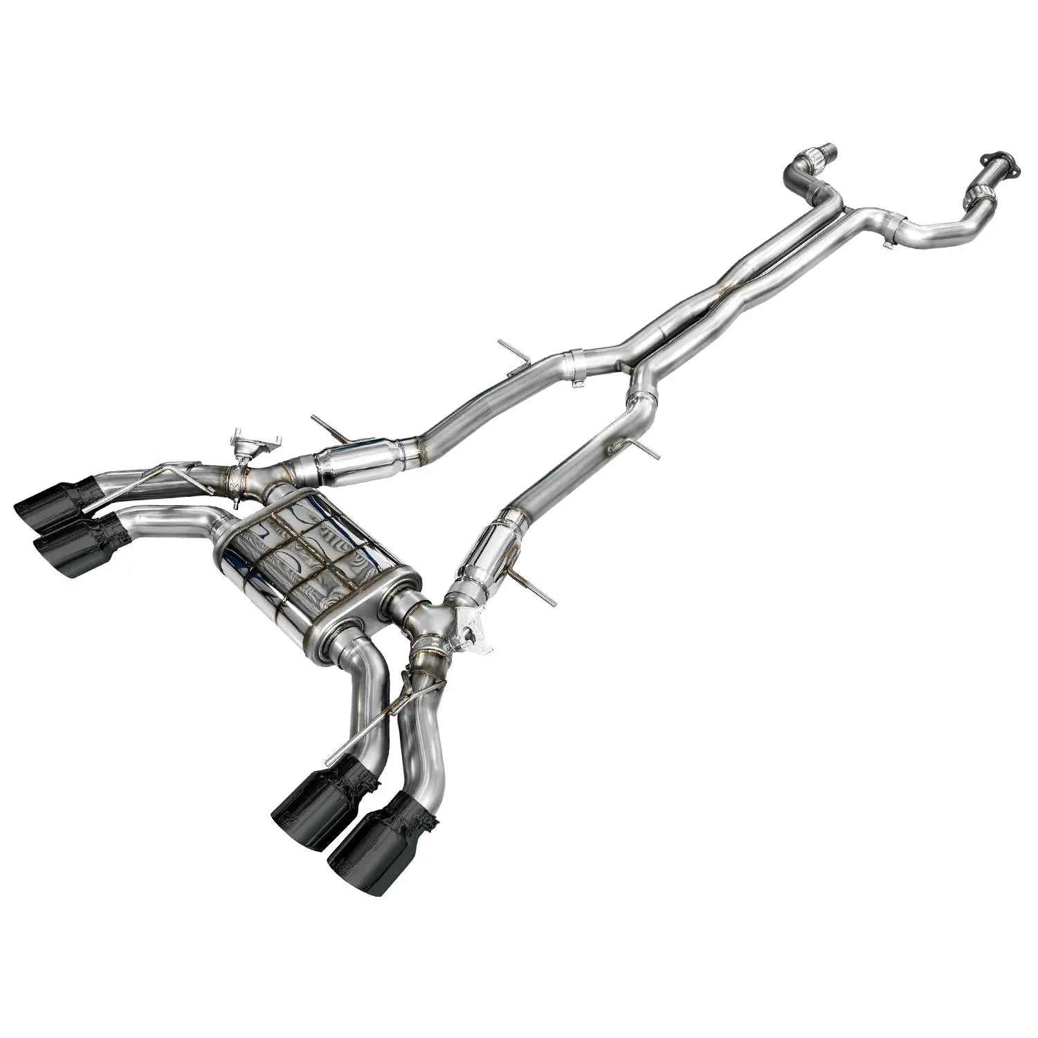 AWE Tuning SwitchPath Exhaust w/Diamond Black Tips for 2021+ Cadillac CT4-V Blackwing