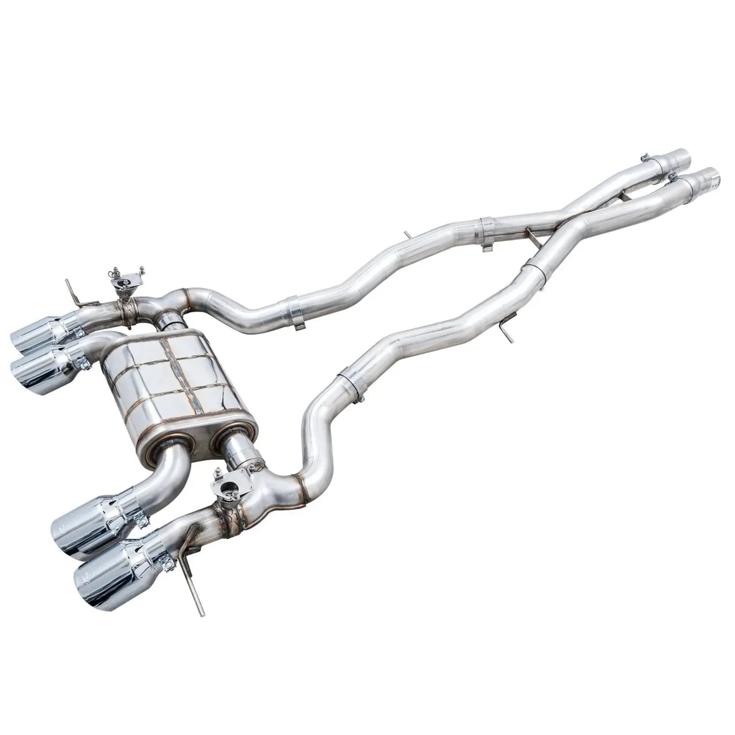 AWE Tuning SwitchPath Catback Exhaust w/Chrome Silver Tips for 2021+ BMW G8X M3/M4