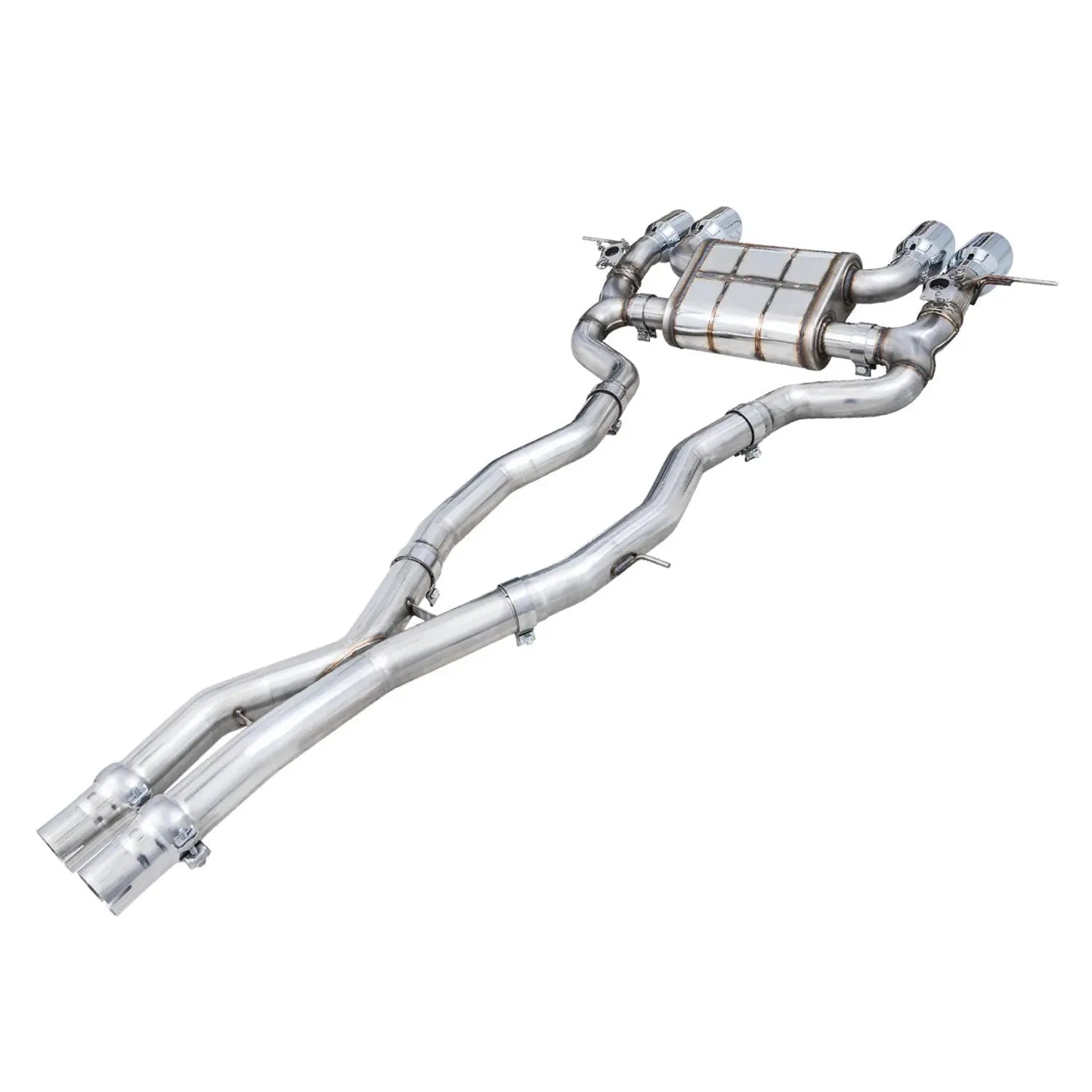 AWE Tuning SwitchPath Catback Exhaust w/Chrome Silver Tips for 2021+ BMW G8X M3/M4