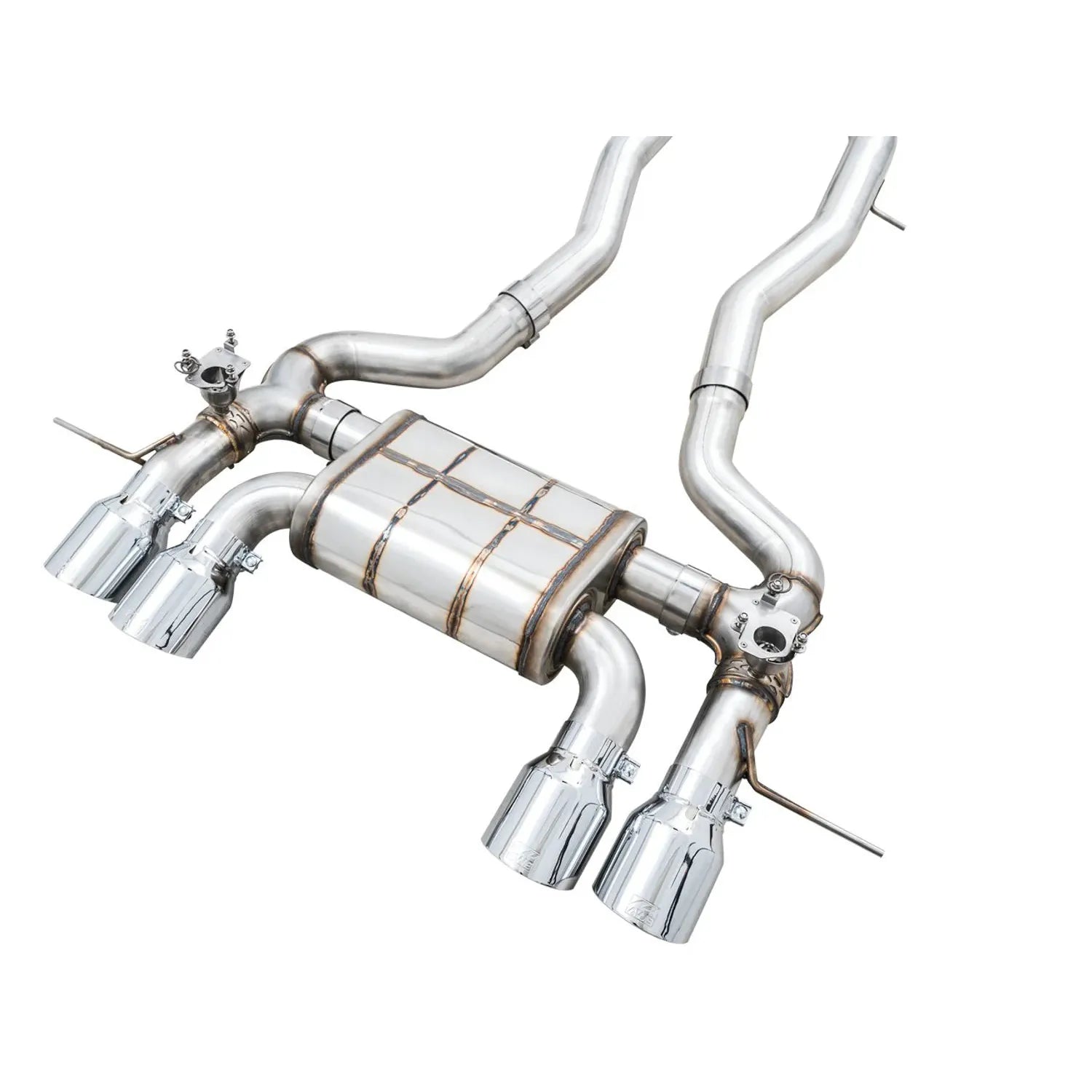 AWE Tuning SwitchPath Catback Exhaust w/Chrome Silver Tips for 2021+ BMW G8X M3/M4