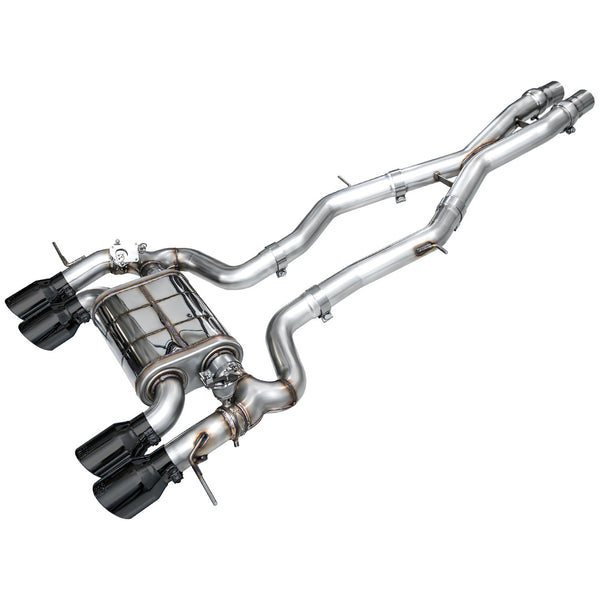 AWE Tuning SwitchPath Edition Exhaust - 2023-2024 BMW G87 M2 - Diamond Black Tips