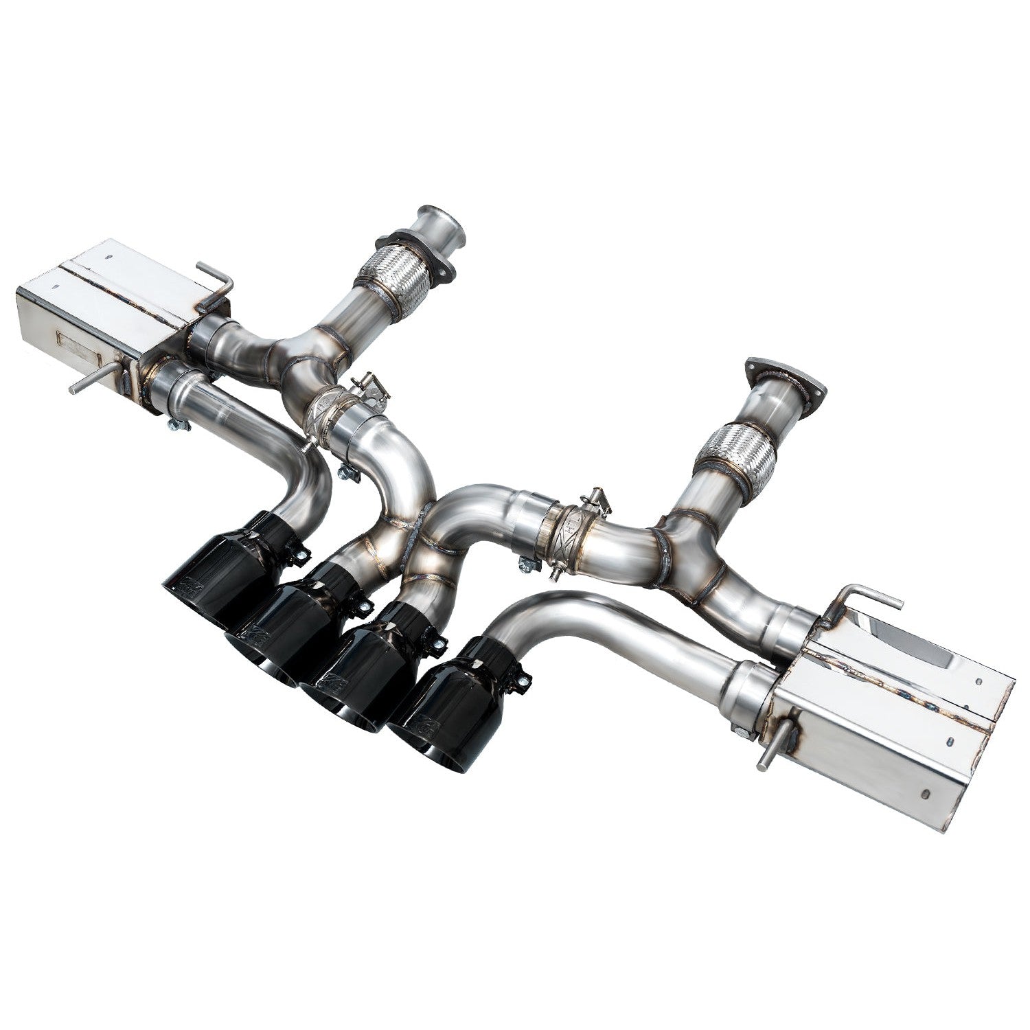 AWE Tuning SwitchPath Cat-Back Exhaust for 2023+ C8 Corvette Z06 - Diamond Black Tips