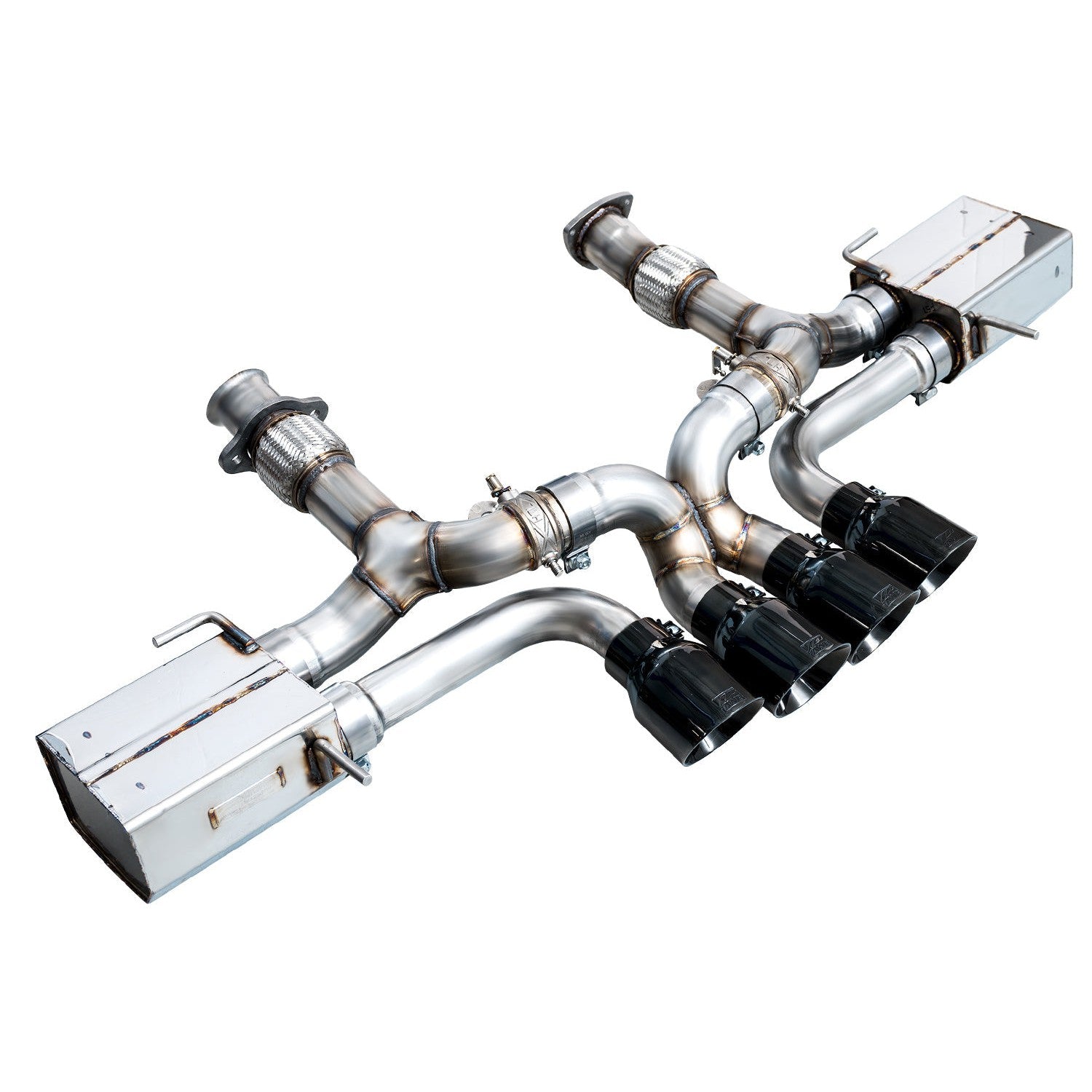 AWE Tuning SwitchPath Cat-Back Exhaust for 2023+ C8 Corvette Z06 - Diamond Black Tips